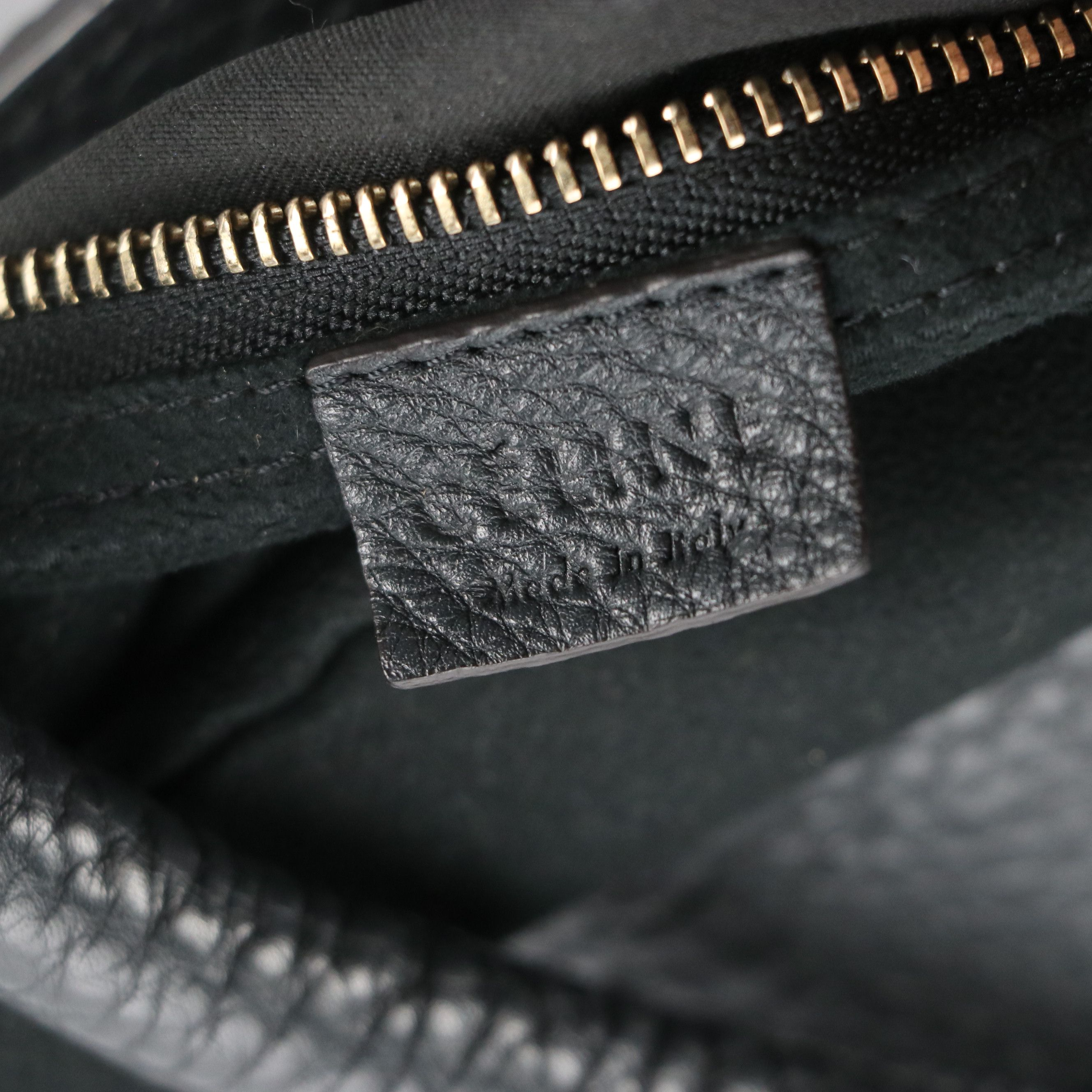 Celine Micro Luggage Bag in Grey Drummed Calfskin Leather