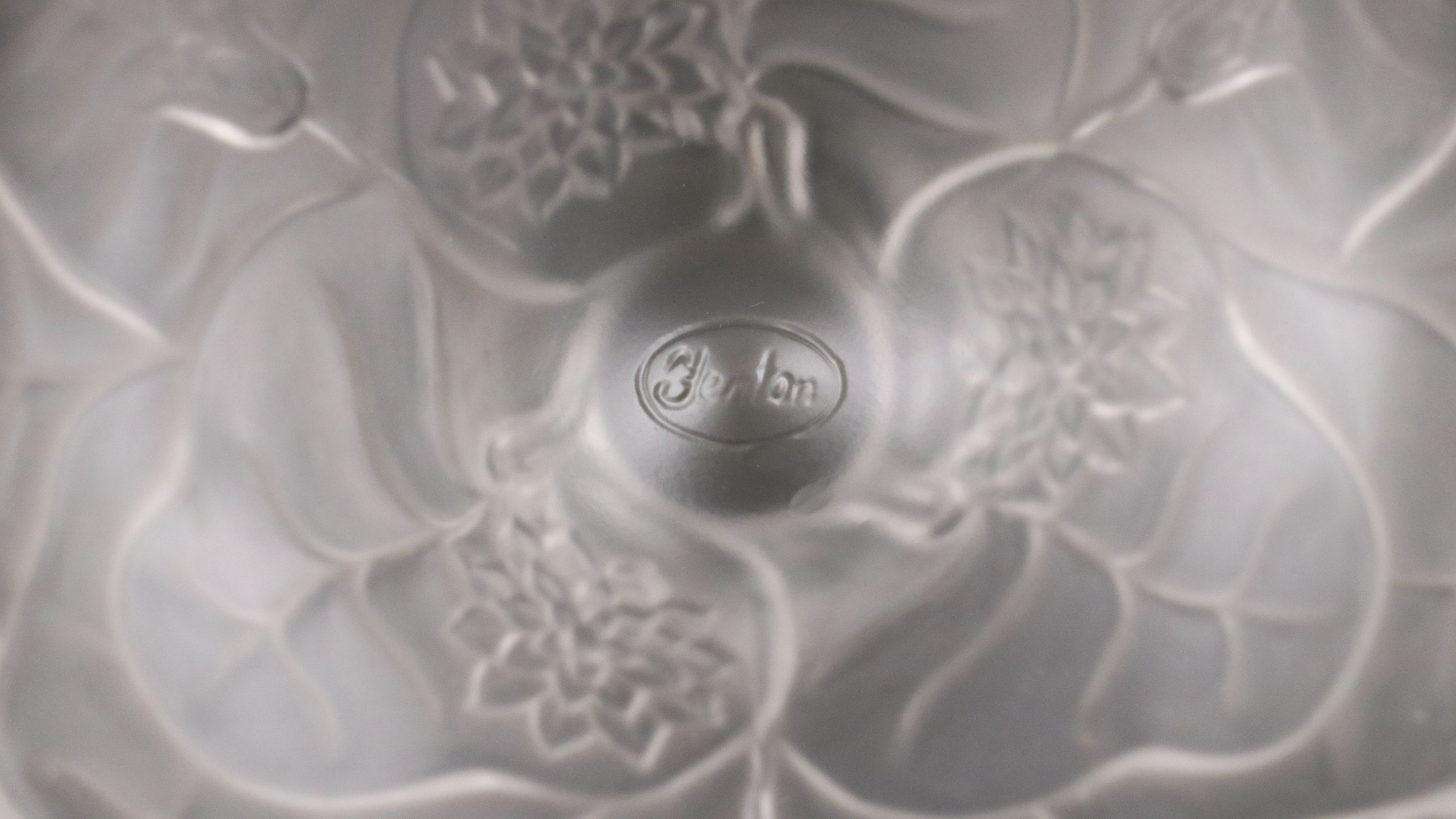 Fenton "Water Lily" Satin Compote with American Brilliant and More Glassware