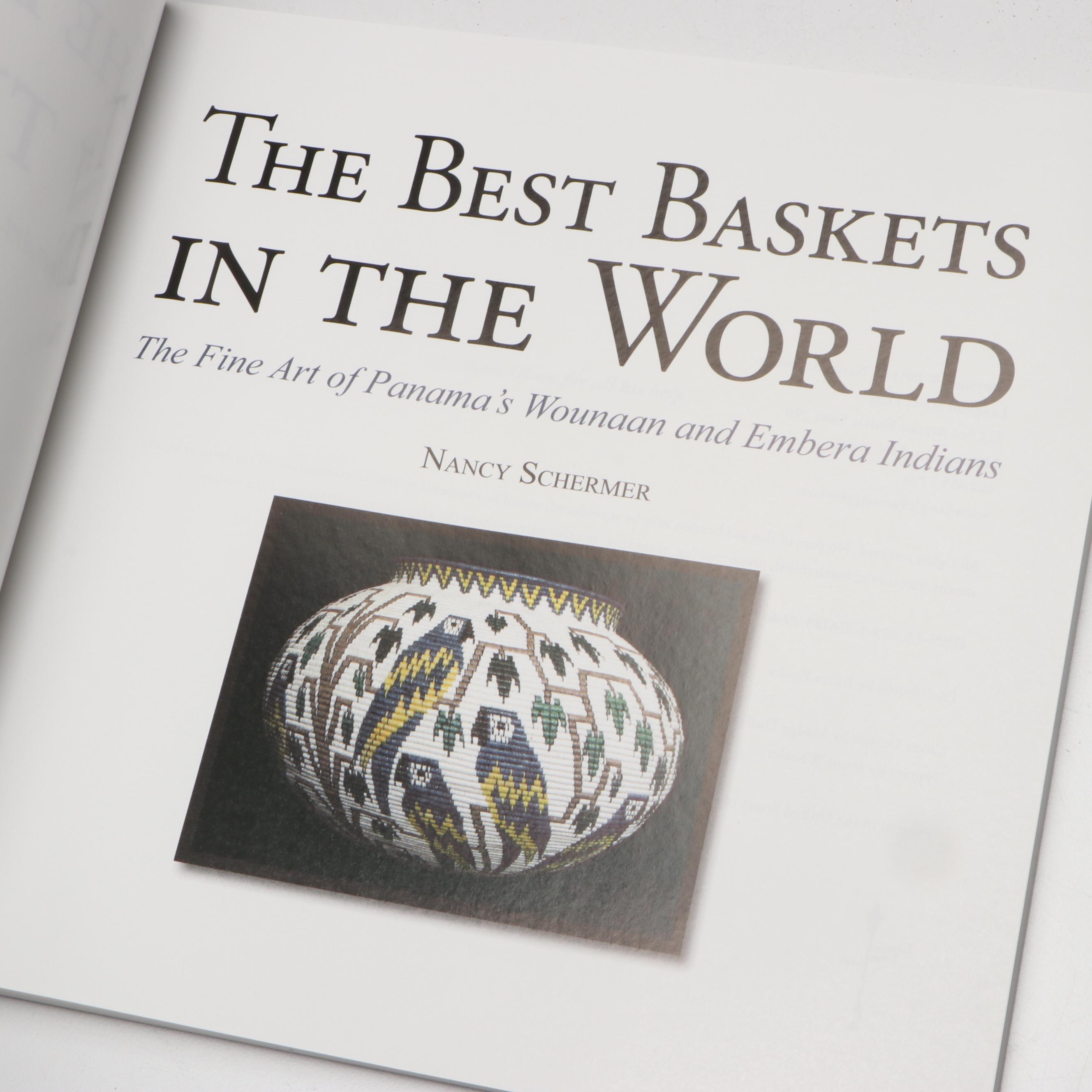 Darién Rainforest Emberá-Wounaan Chunga Fiber Basket Depicting Tropical Birds