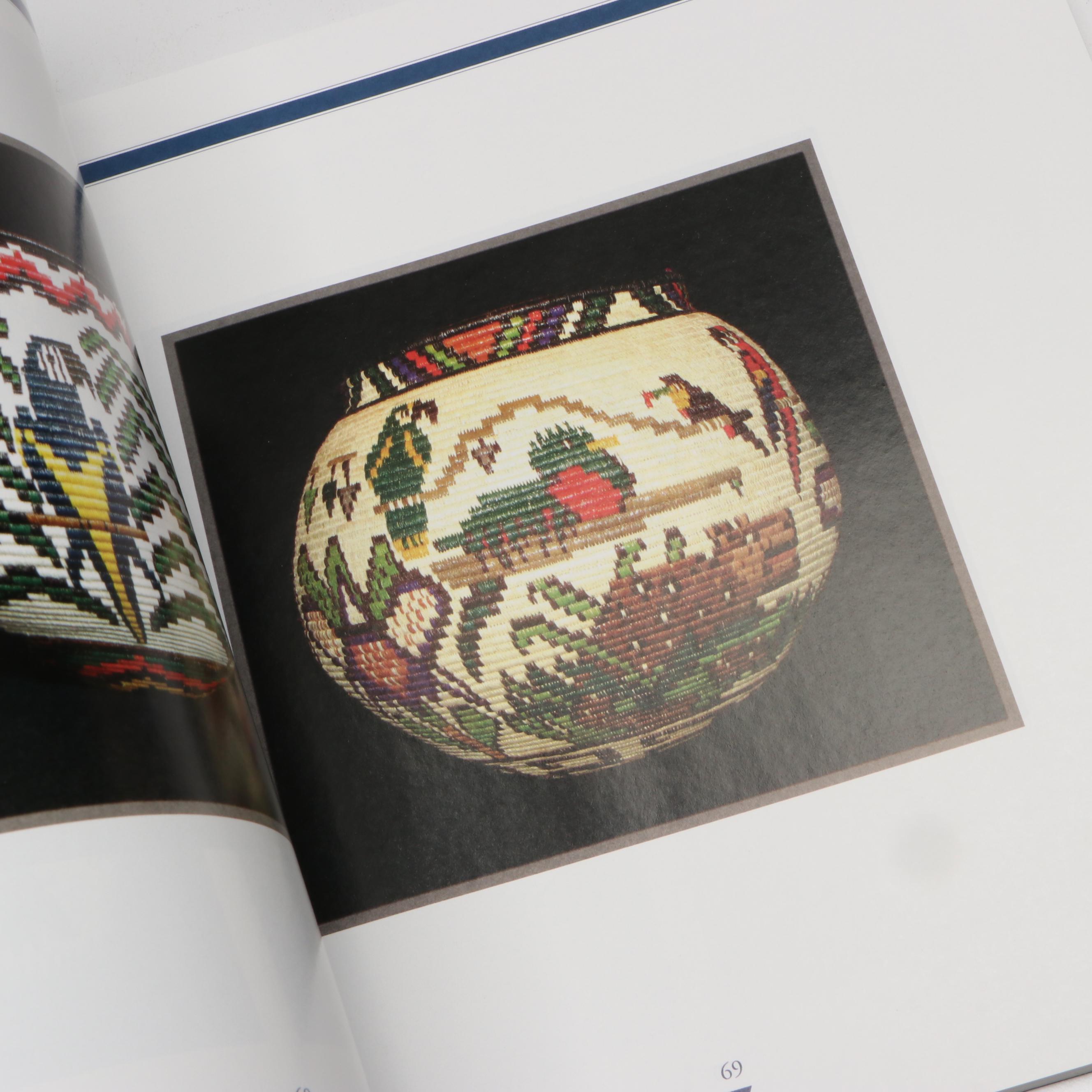 Darién Rainforest Emberá-Wounaan Chunga Fiber Basket Depicting Tropical Birds