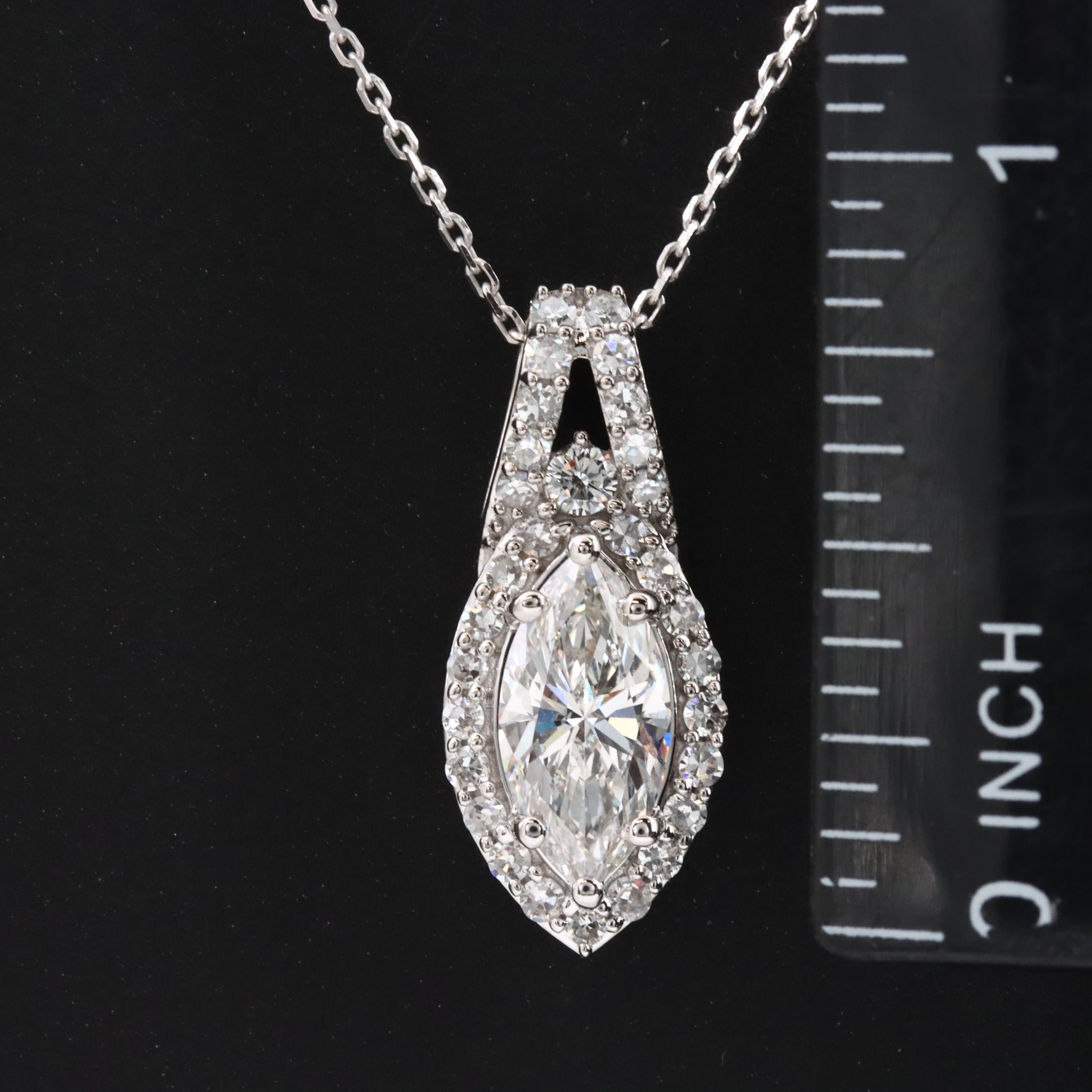 14K 1.95 CTW Lab Grown Diamond Necklace