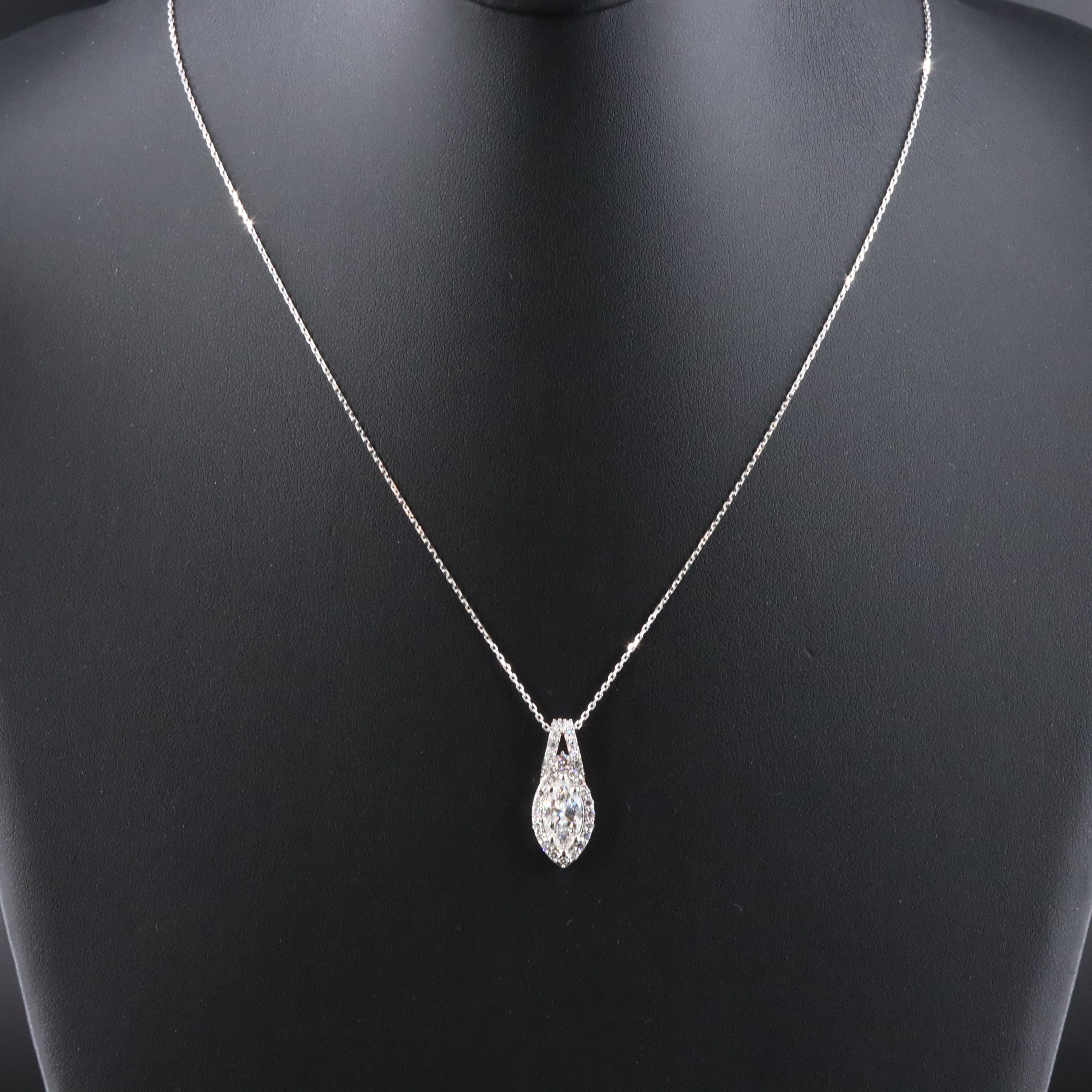 14K 1.95 CTW Lab Grown Diamond Necklace