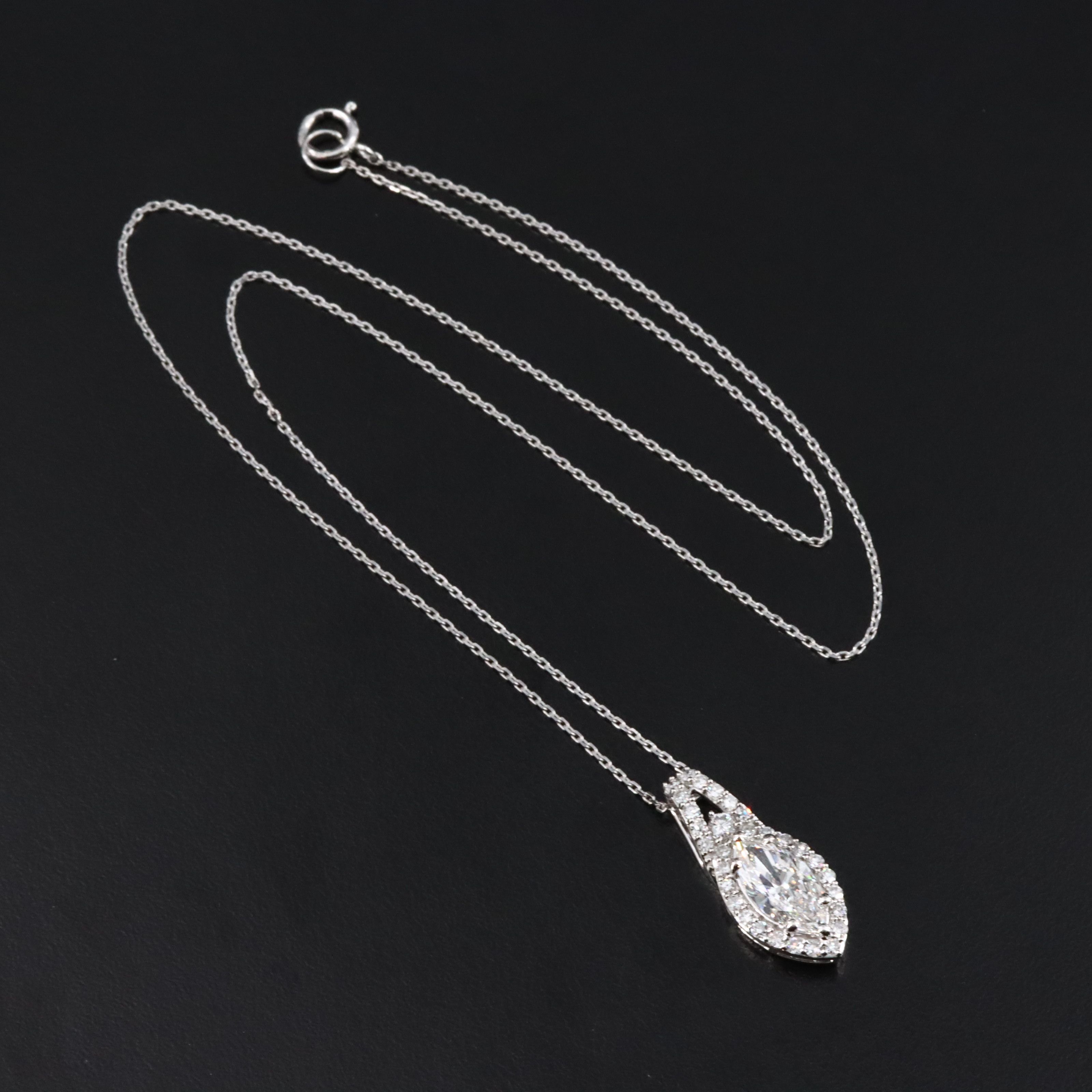 14K 1.95 CTW Lab Grown Diamond Necklace