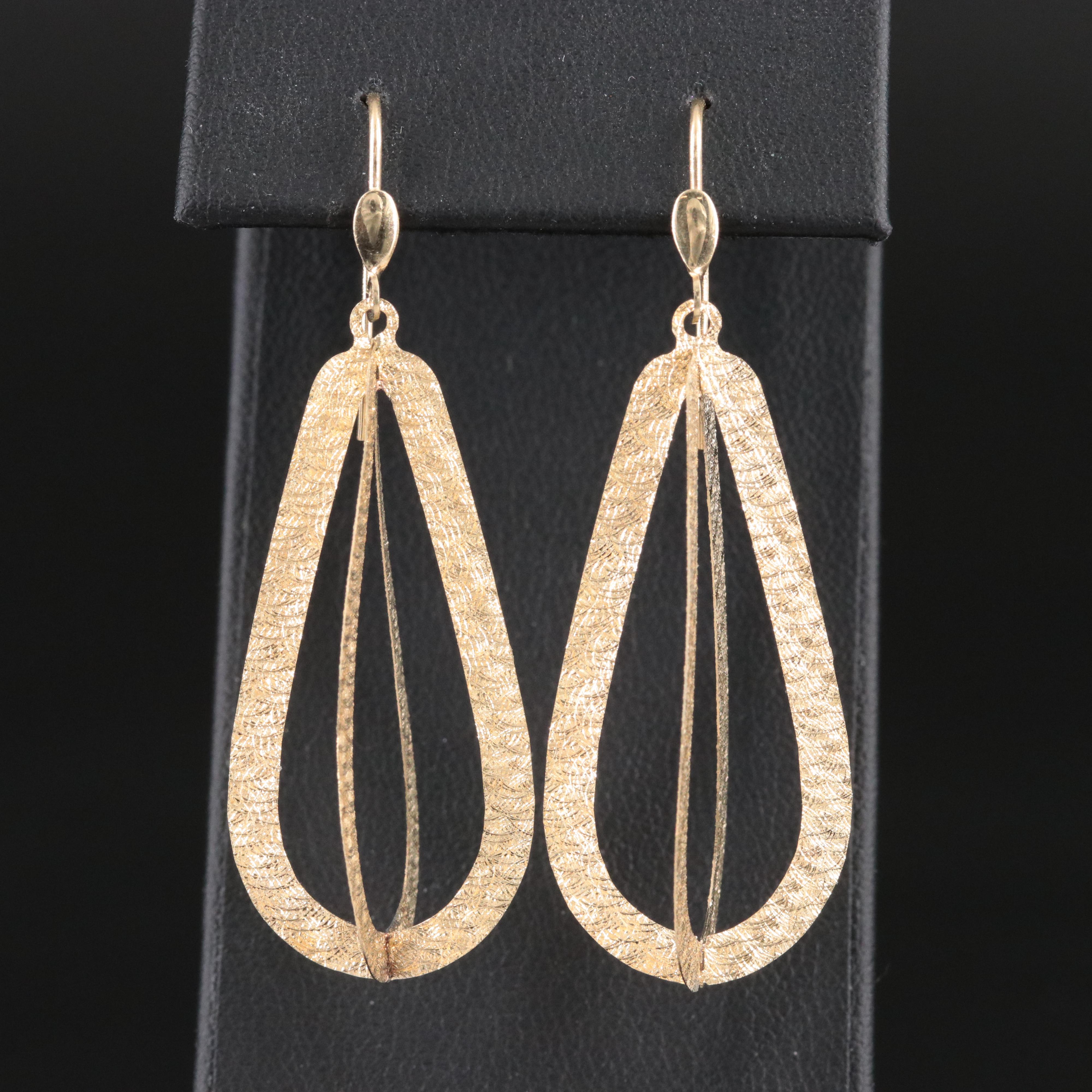 14K Pendant Earrings
