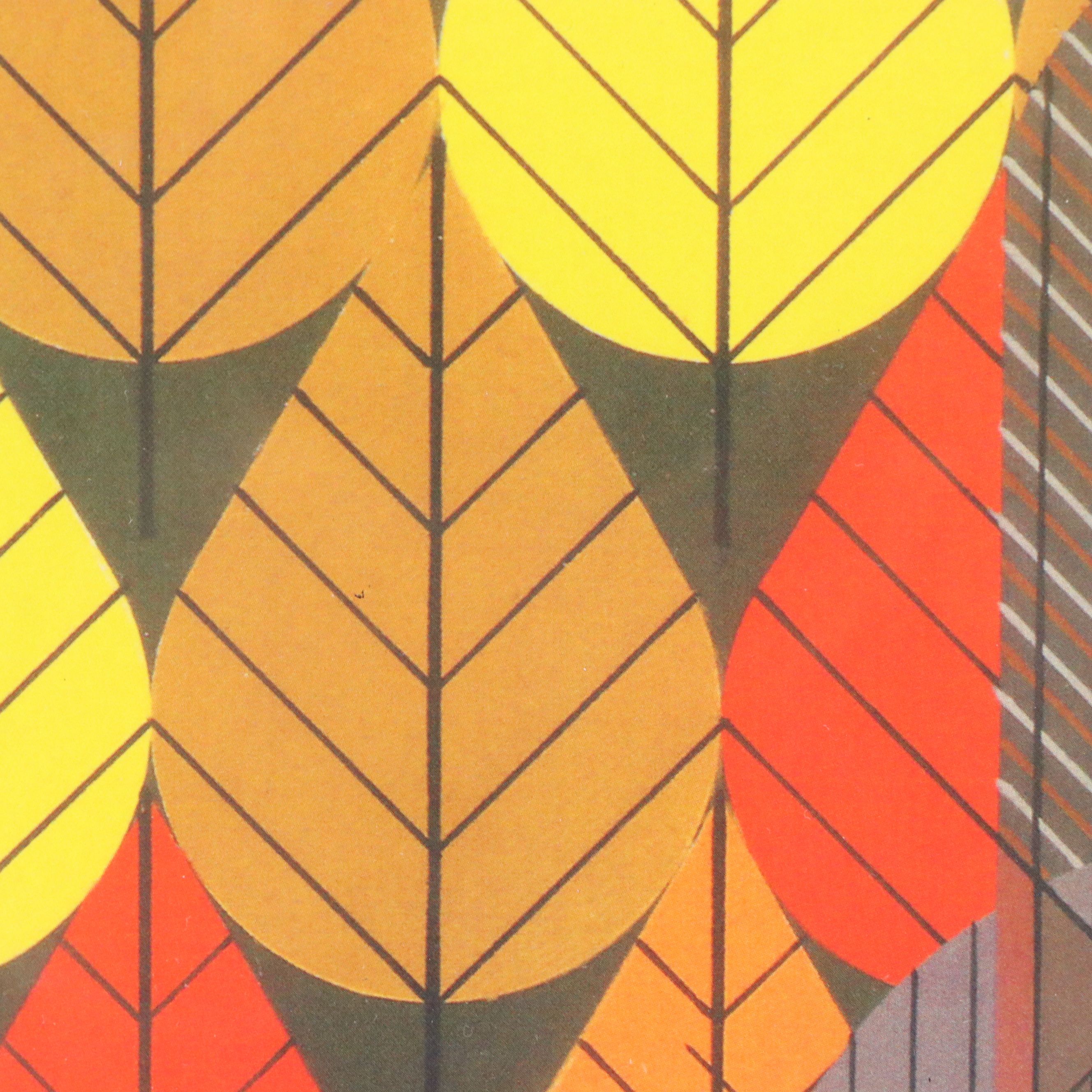 Charley Harper Offset Lithograph "Squirreled Away," 21st Century