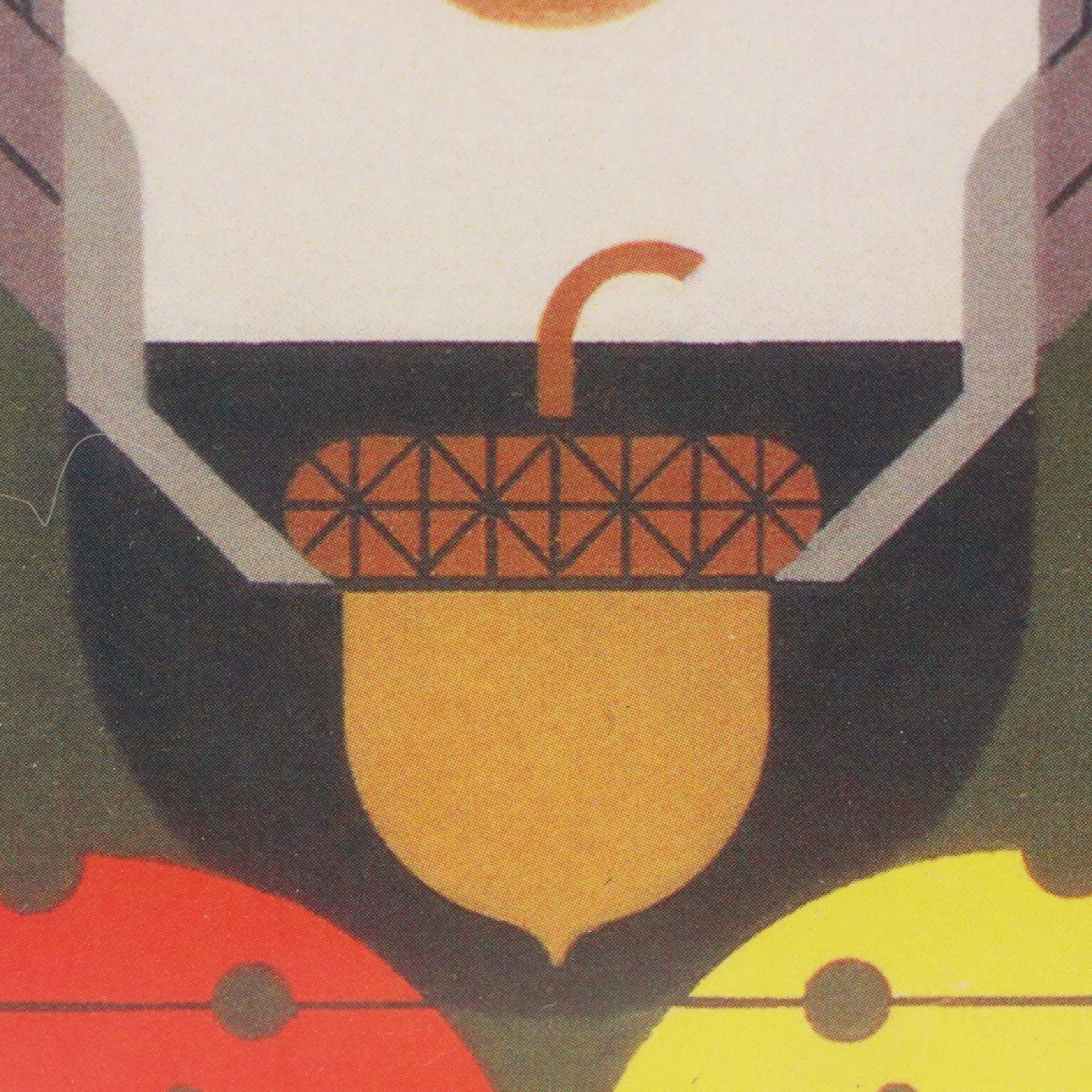 Charley Harper Offset Lithograph "Squirreled Away," 21st Century