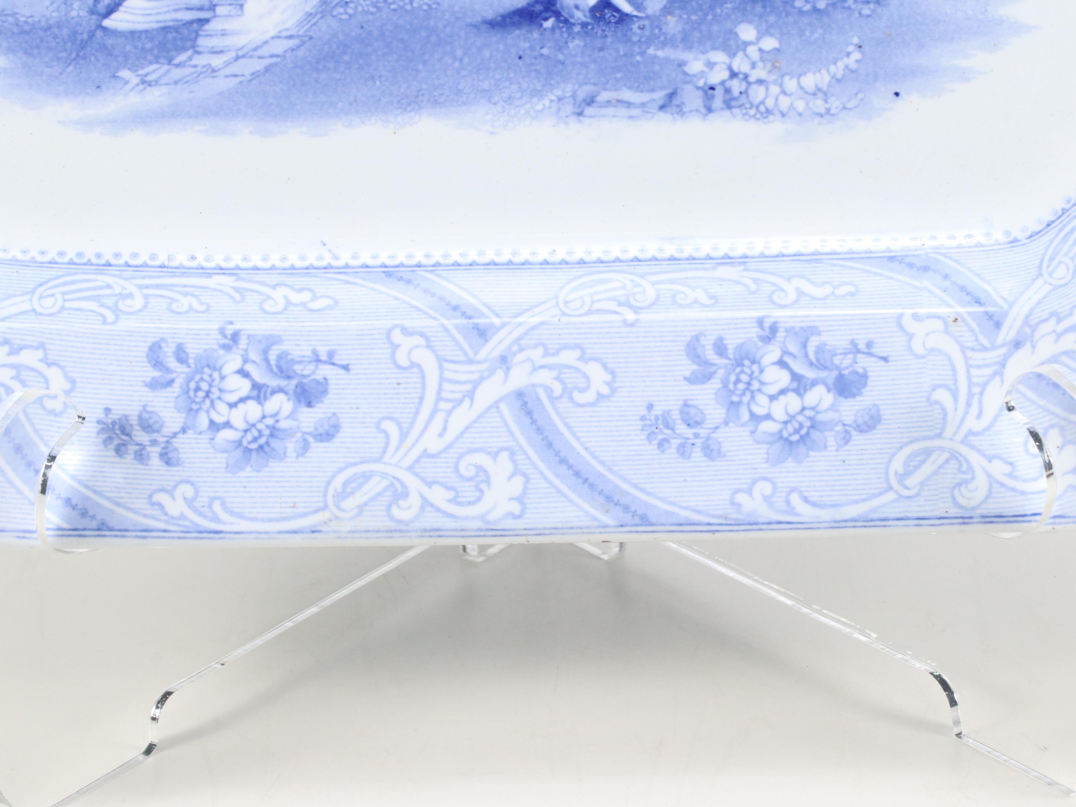 Hall & Co. "Marseillaise" Ironstone Transferware Platter