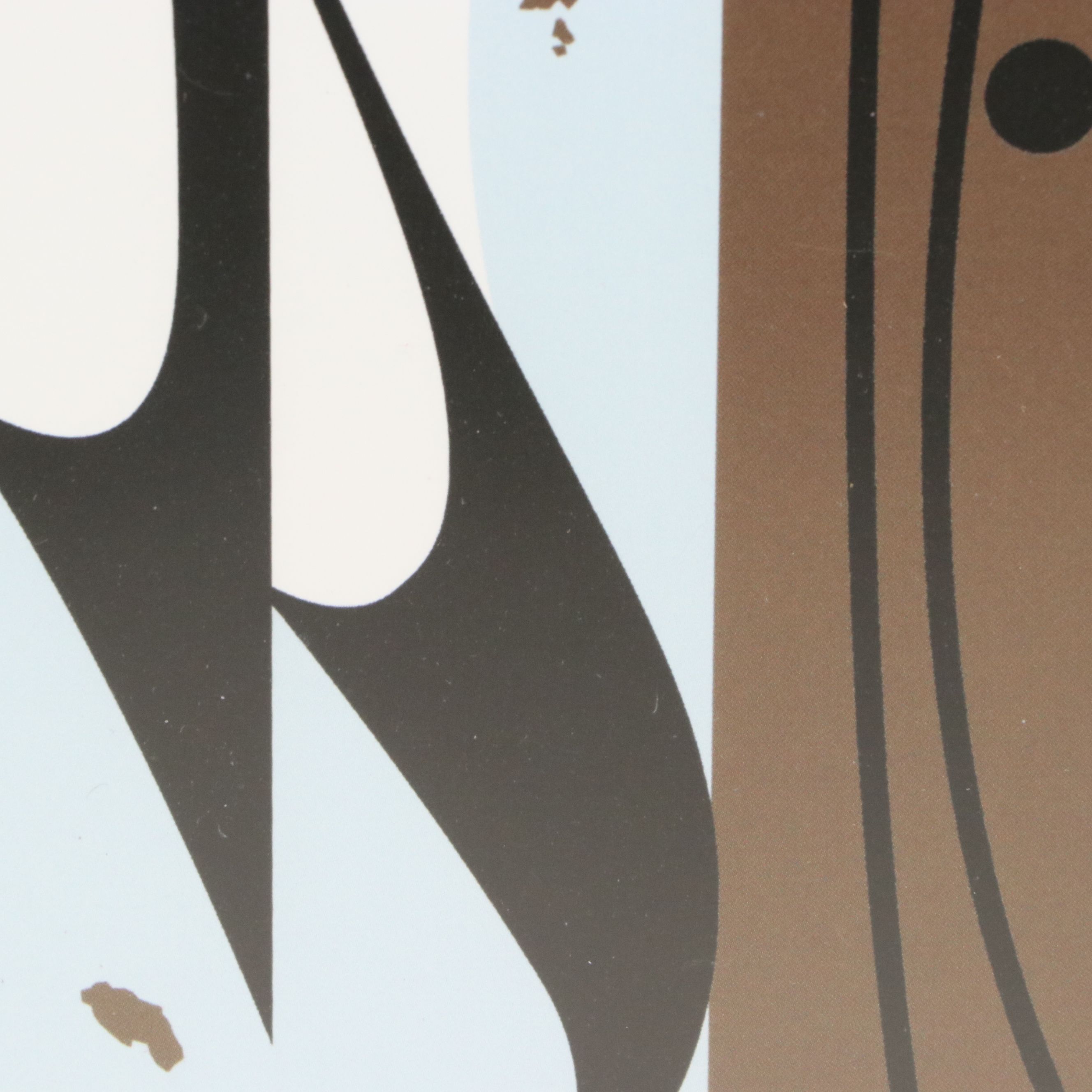 Charley Harper Offset Lithograph "Headbanger," 21st Century