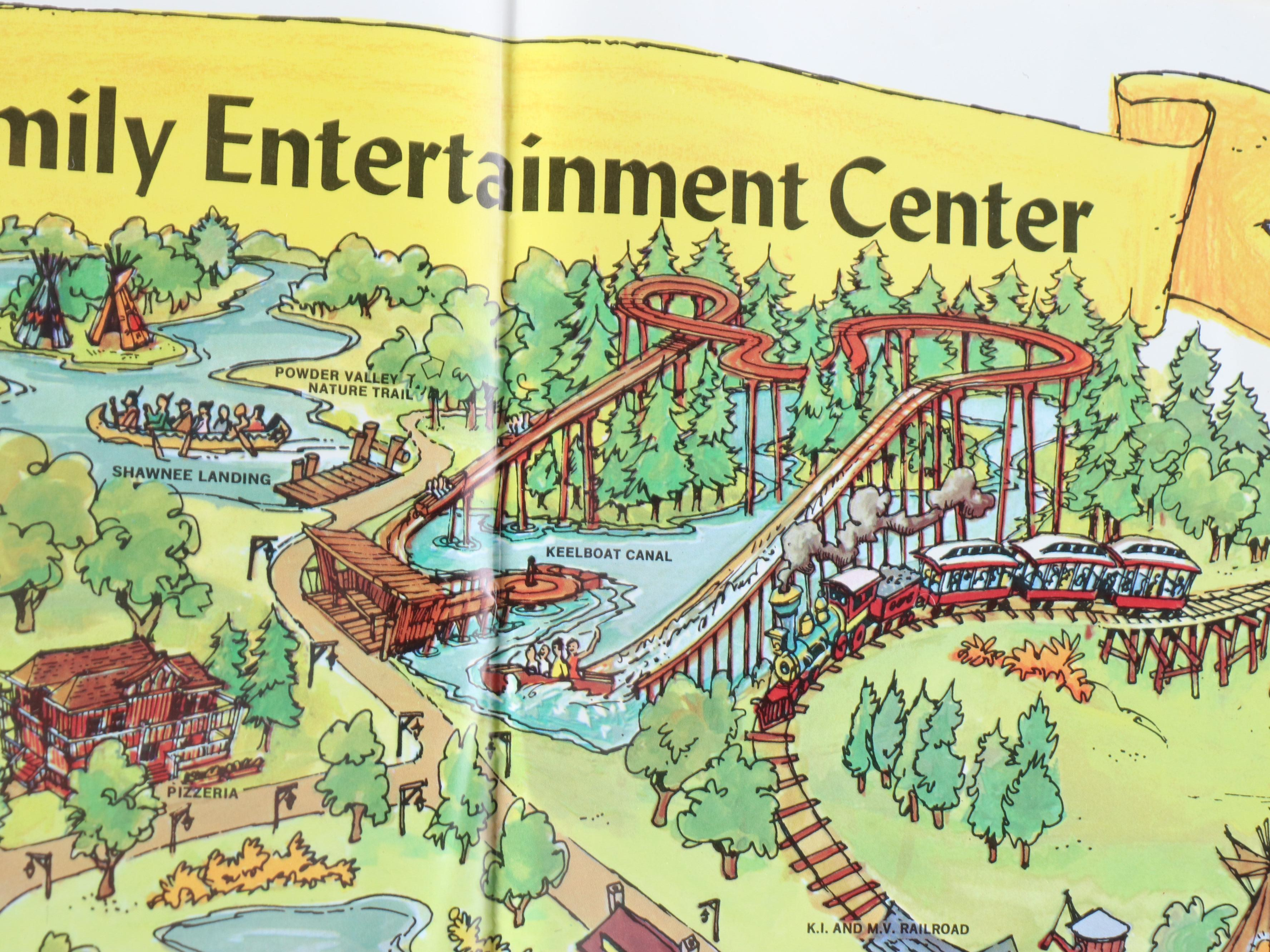 Kings Island "America's Family Entertainment Center" Poster, 1974