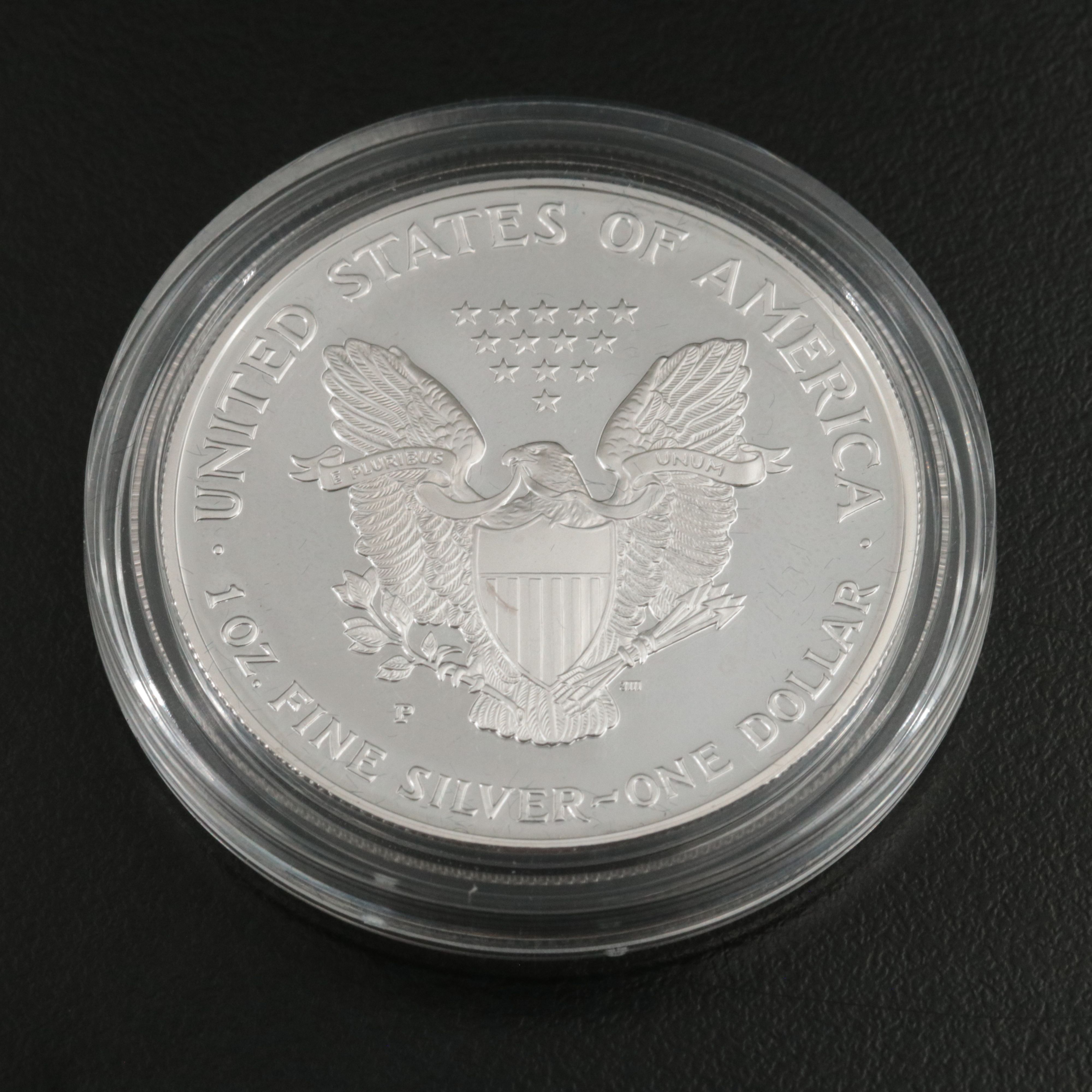 Two 1999-P American Silver Eagle 1-Oz. Bullion Coins