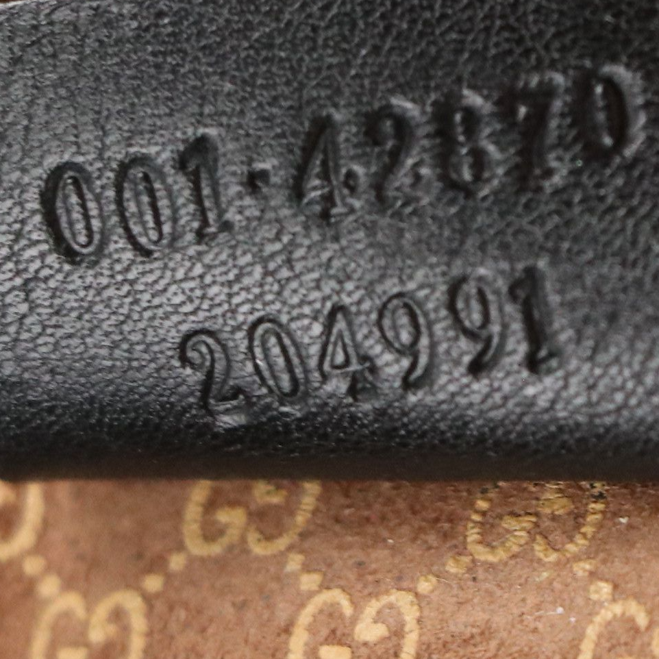 Gucci Hobo Shoulder Bag in Black Calfskin Leather