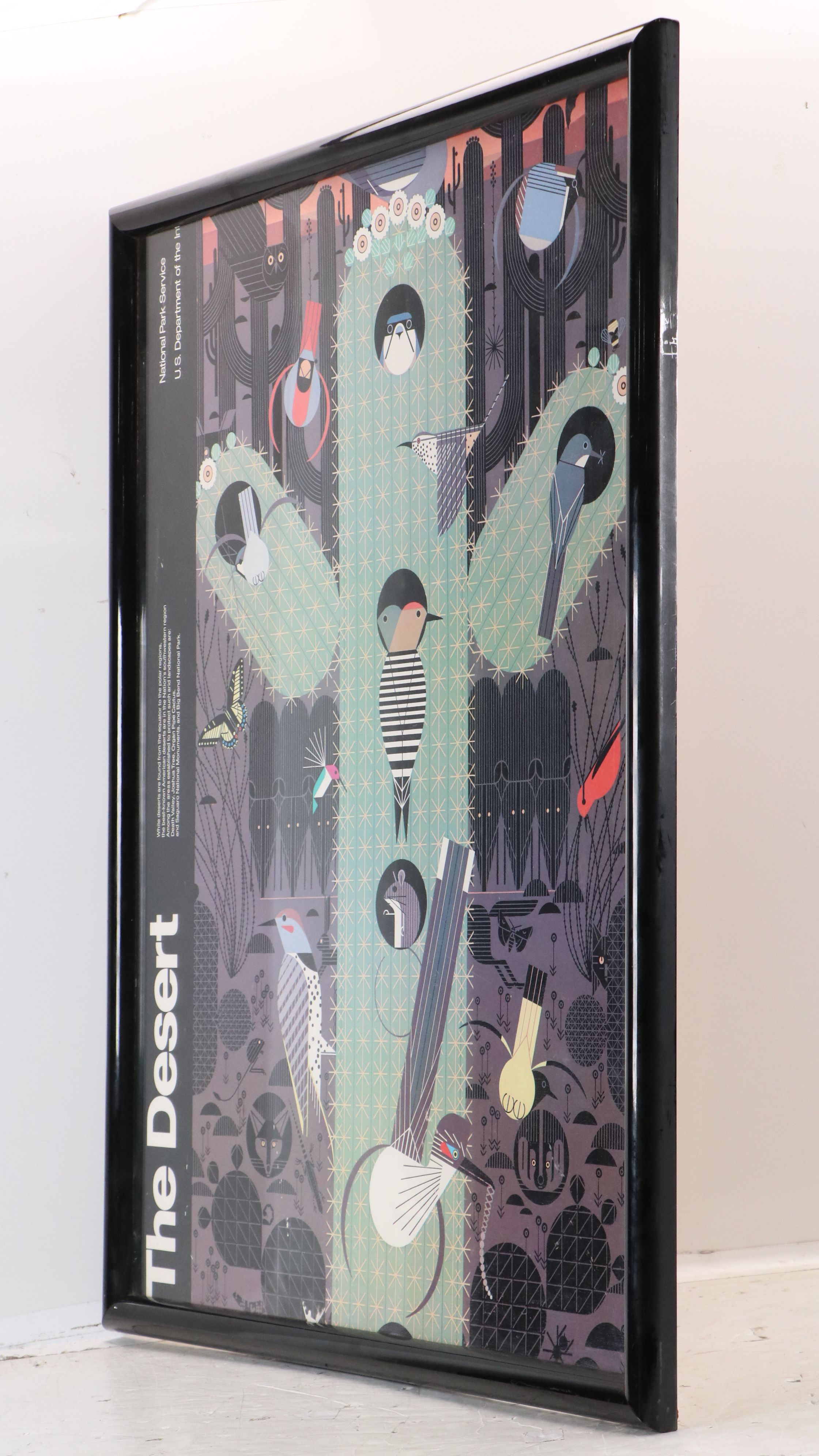 National Park Service Poster After Charley Harper "The Desert," Late 20th C.
