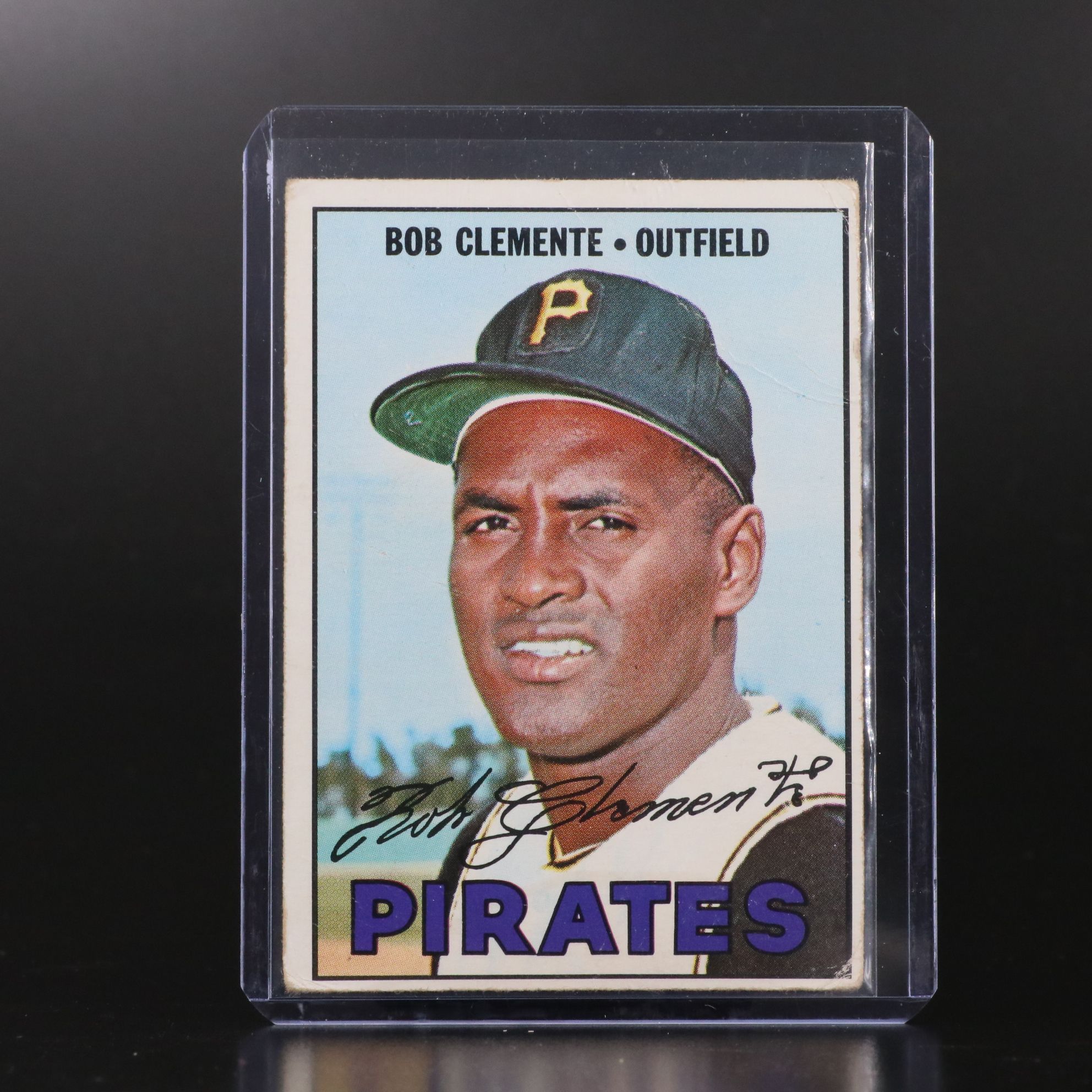 1967 Topps Roberto Clemente Pittsburgh Pirates Baseball Card