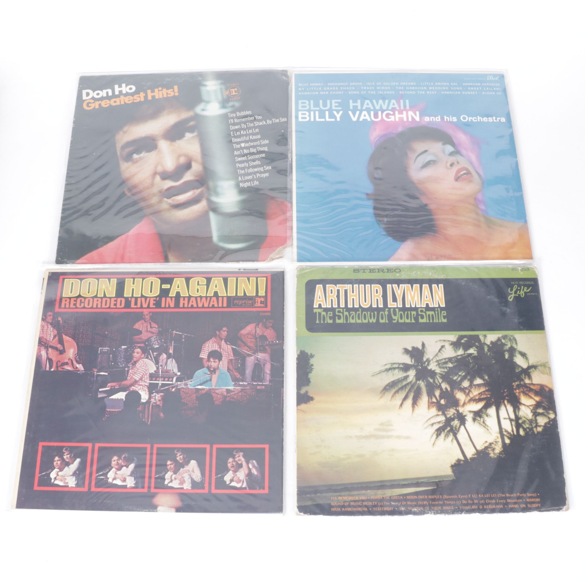 Don Ho, Billy Vaughn, Arthur Lyman and Other Big Band, Jazz and Vocal Records