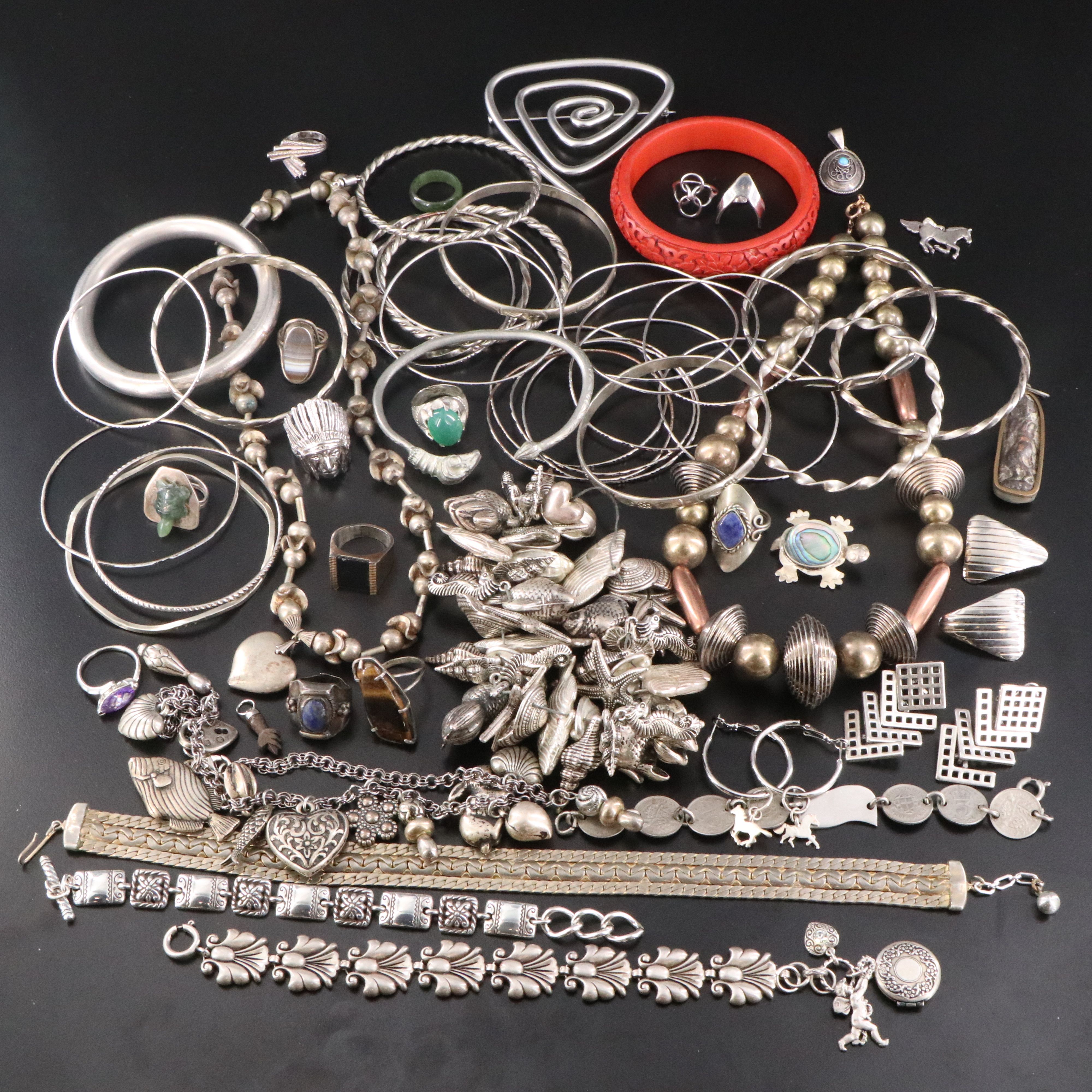 Les Bernard, Abalone and Sterling Featured in Jewelry Collection