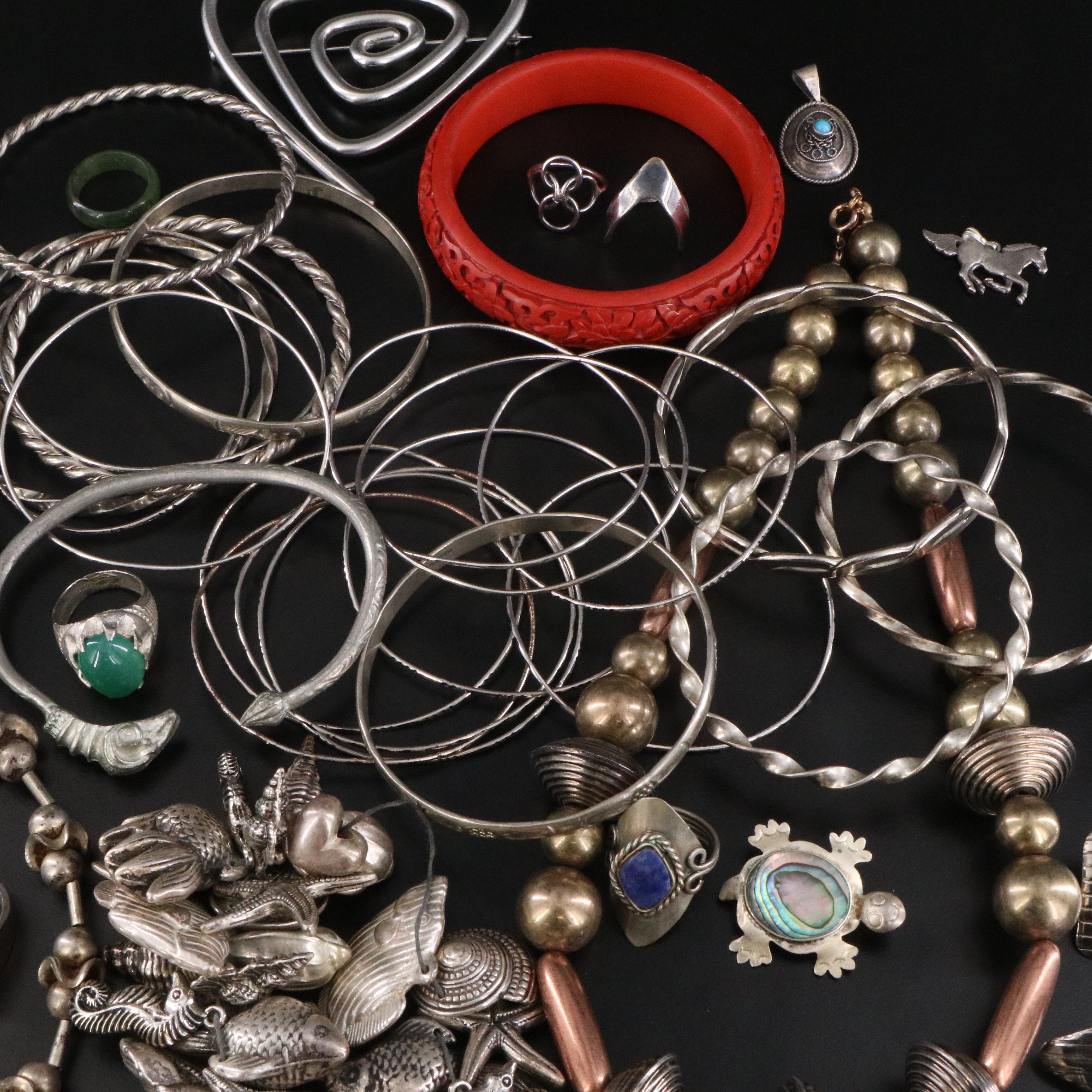 Les Bernard, Abalone and Sterling Featured in Jewelry Collection