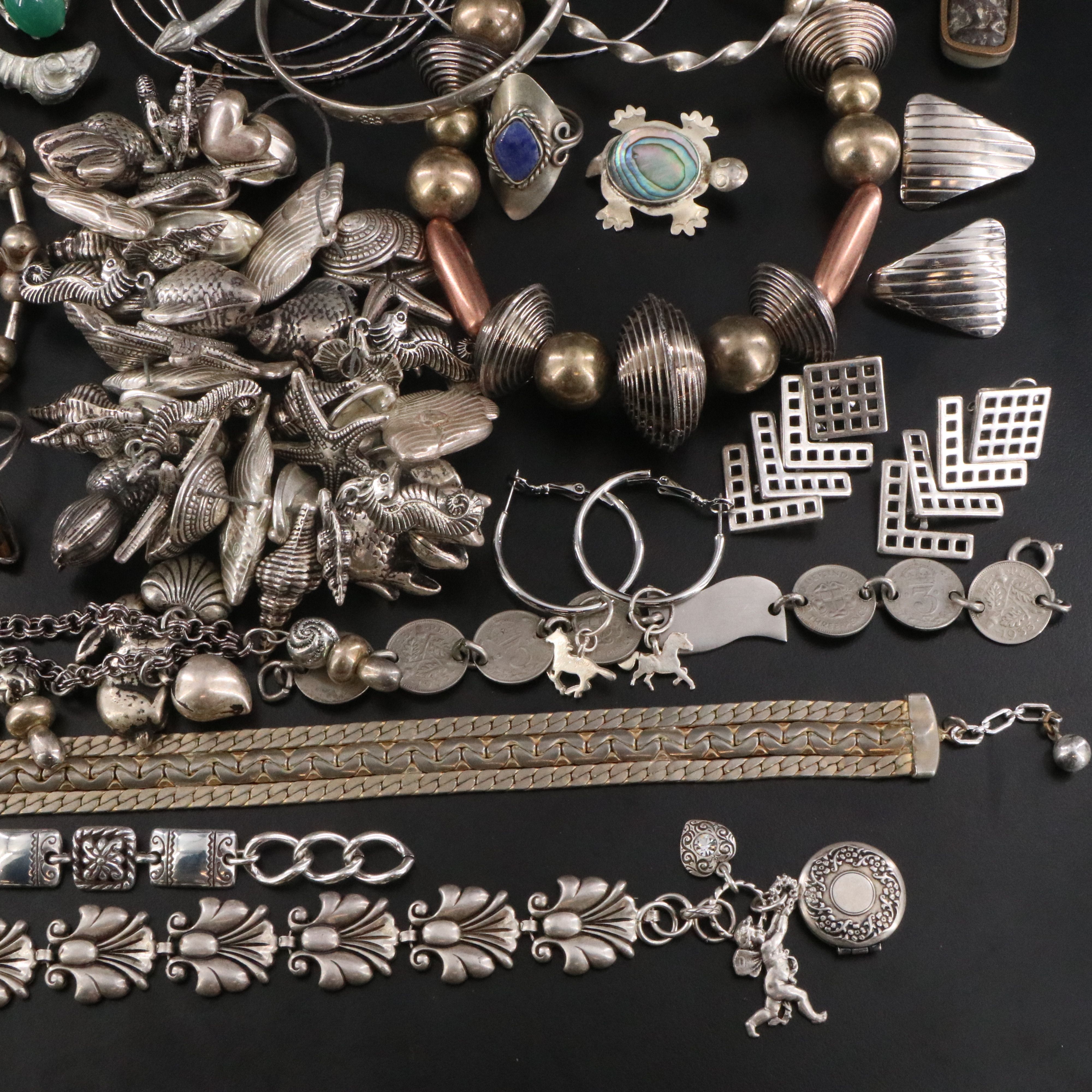 Les Bernard, Abalone and Sterling Featured in Jewelry Collection