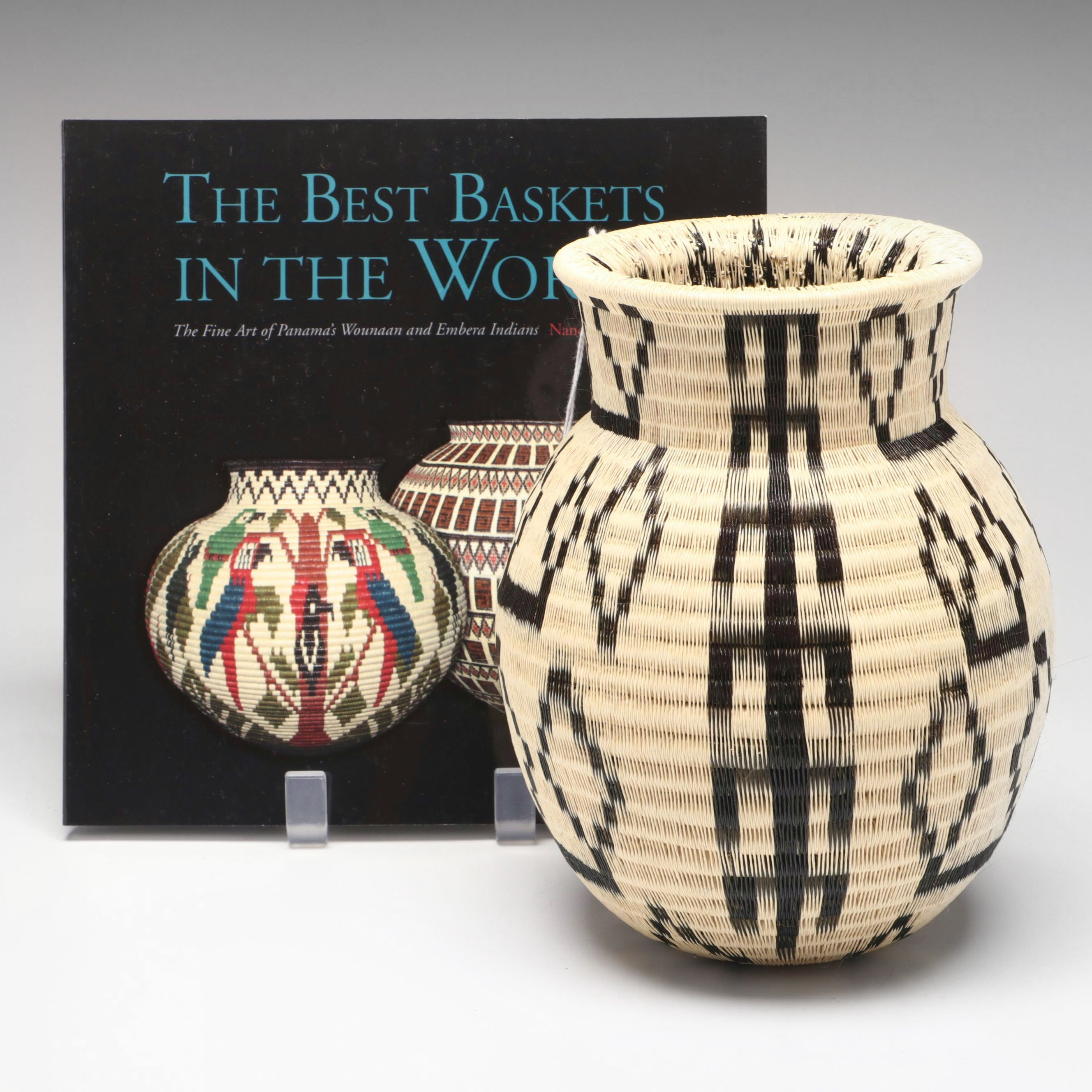 Colombian Emberá-Wounaan Werregue Palm Fiber Basket