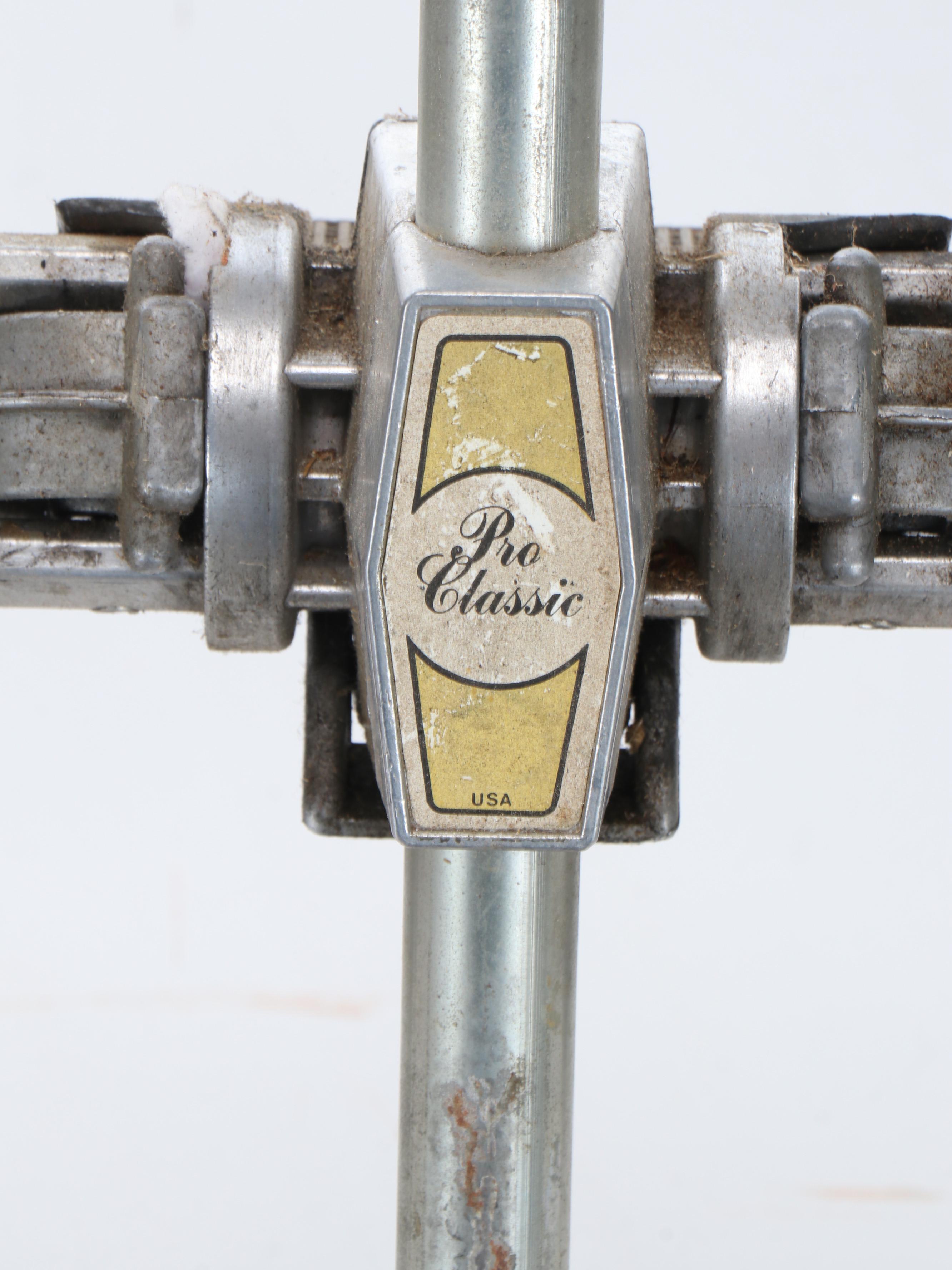 Pro Classic Vintage Push Cart with MacGregor Golf Clubs and Tartan Bag