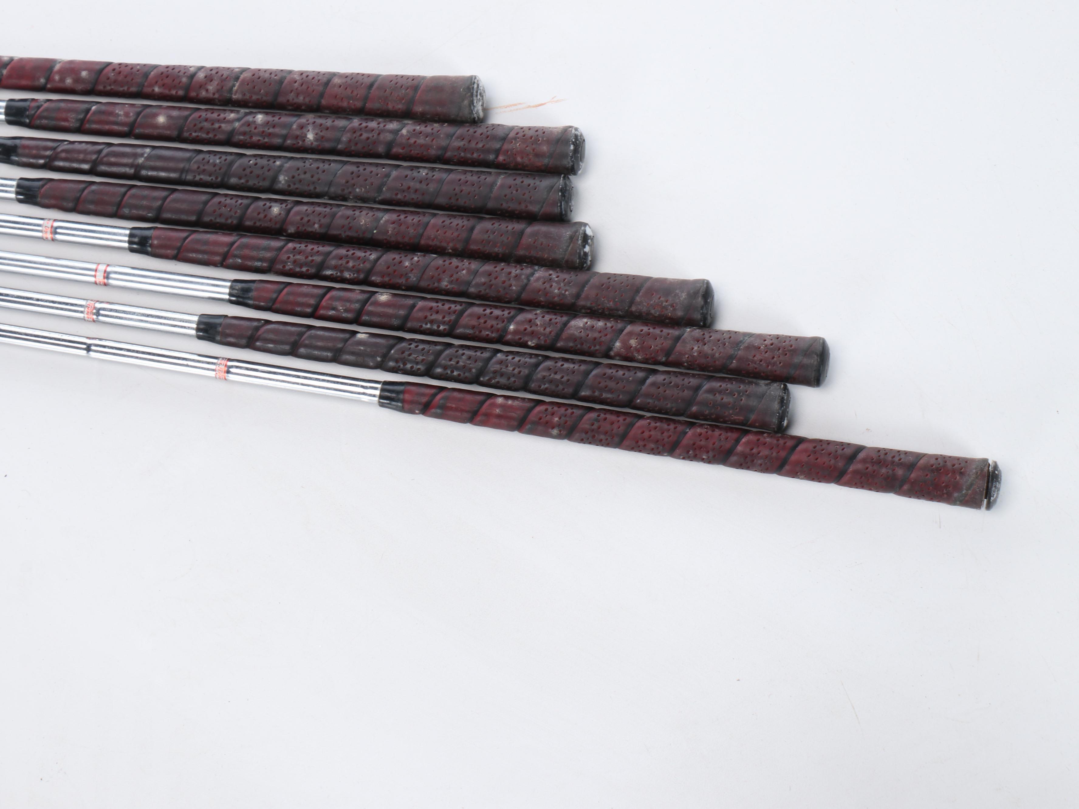 Pro Classic Vintage Push Cart with MacGregor Golf Clubs and Tartan Bag