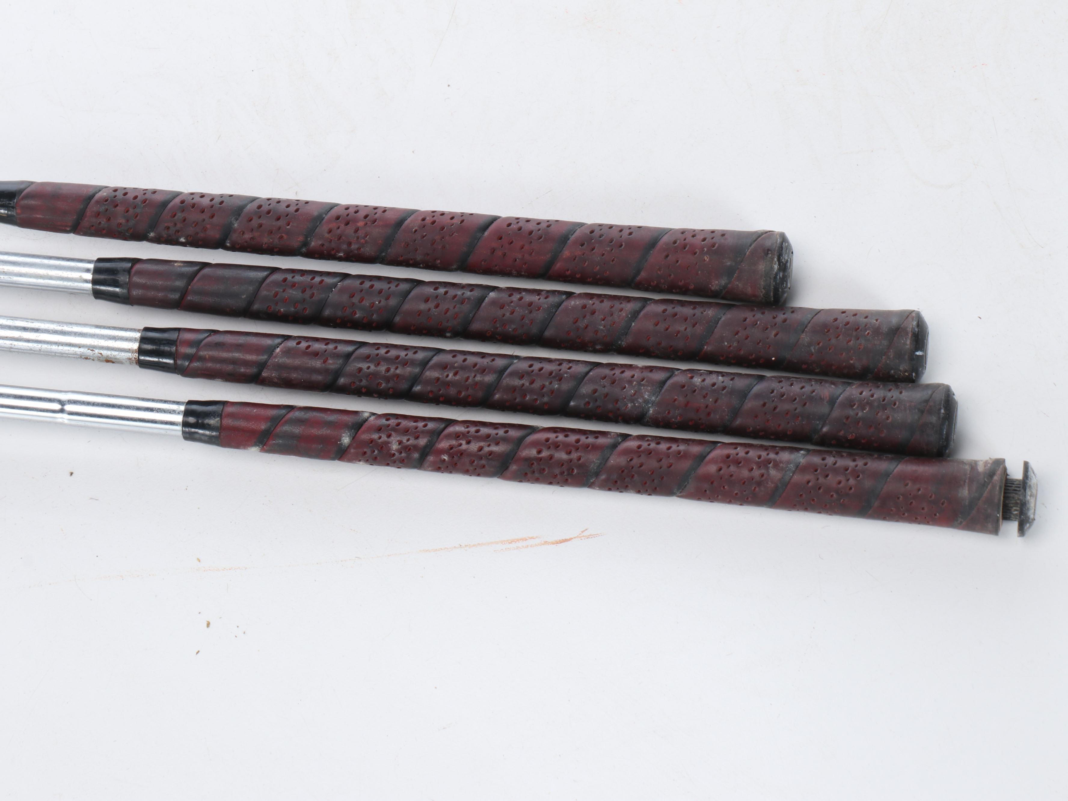 Pro Classic Vintage Push Cart with MacGregor Golf Clubs and Tartan Bag