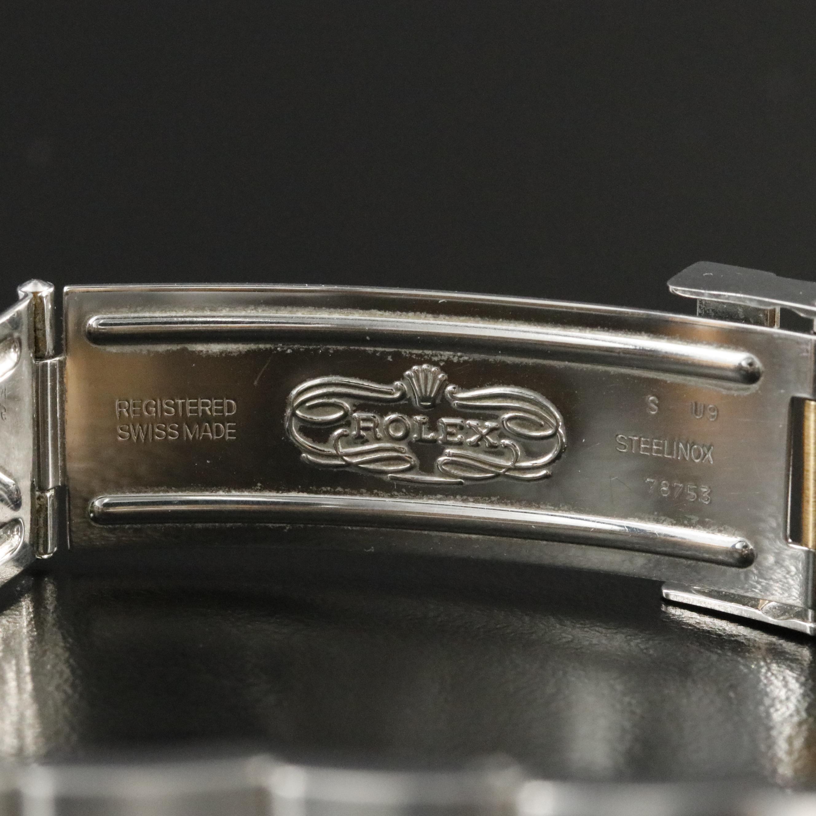 2000 Rolex Yacht - Master Slate Grey Dial 18K & Steel Watch 168623