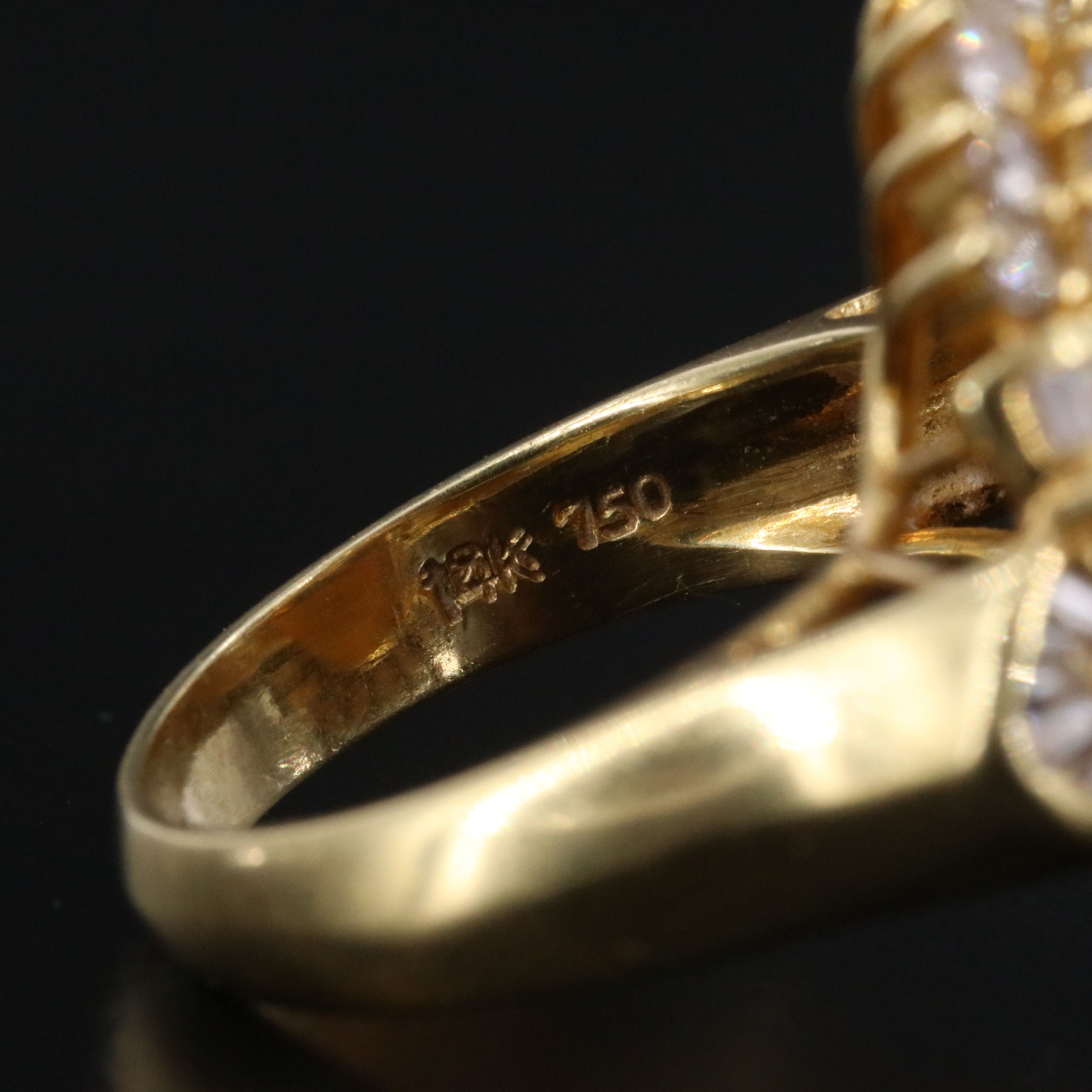 18K Pearl and 1.60 CTW Diamond Ring