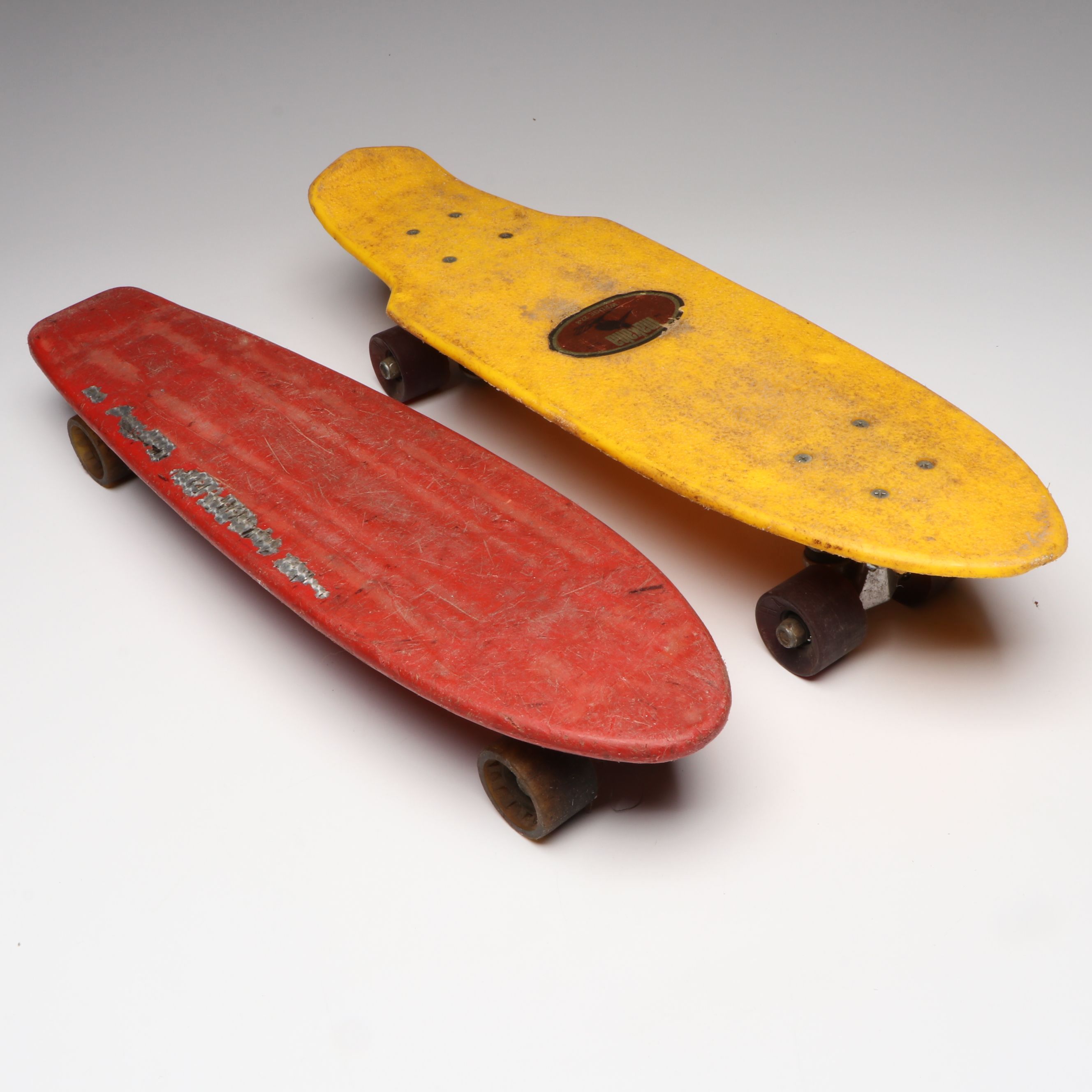 Makaha "Wedge 22-8" Vintage Skateboard with Other Mid-Century Skateboard