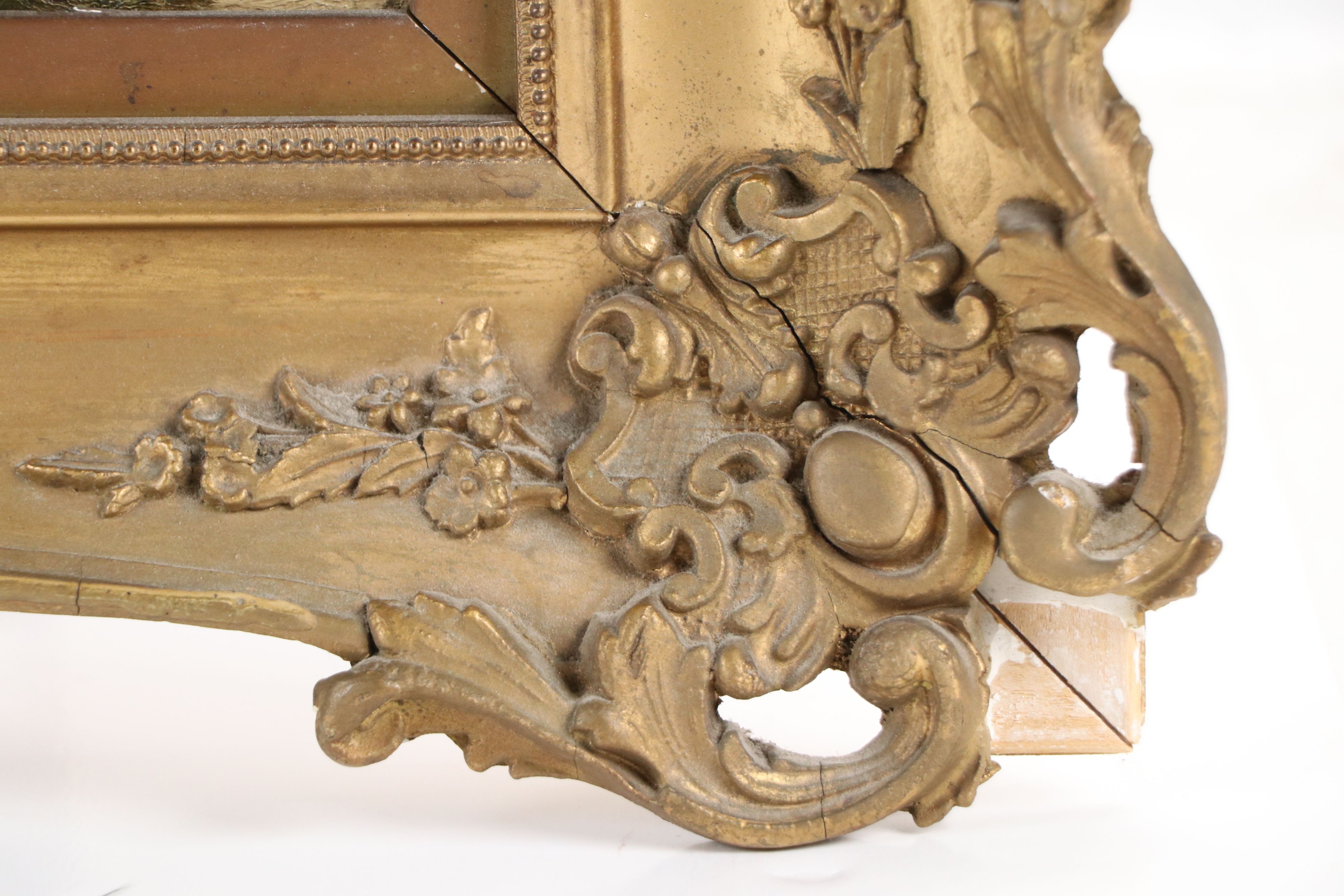 Emil Furst Oil Painting of Coastal Landscape, Late 19th Century