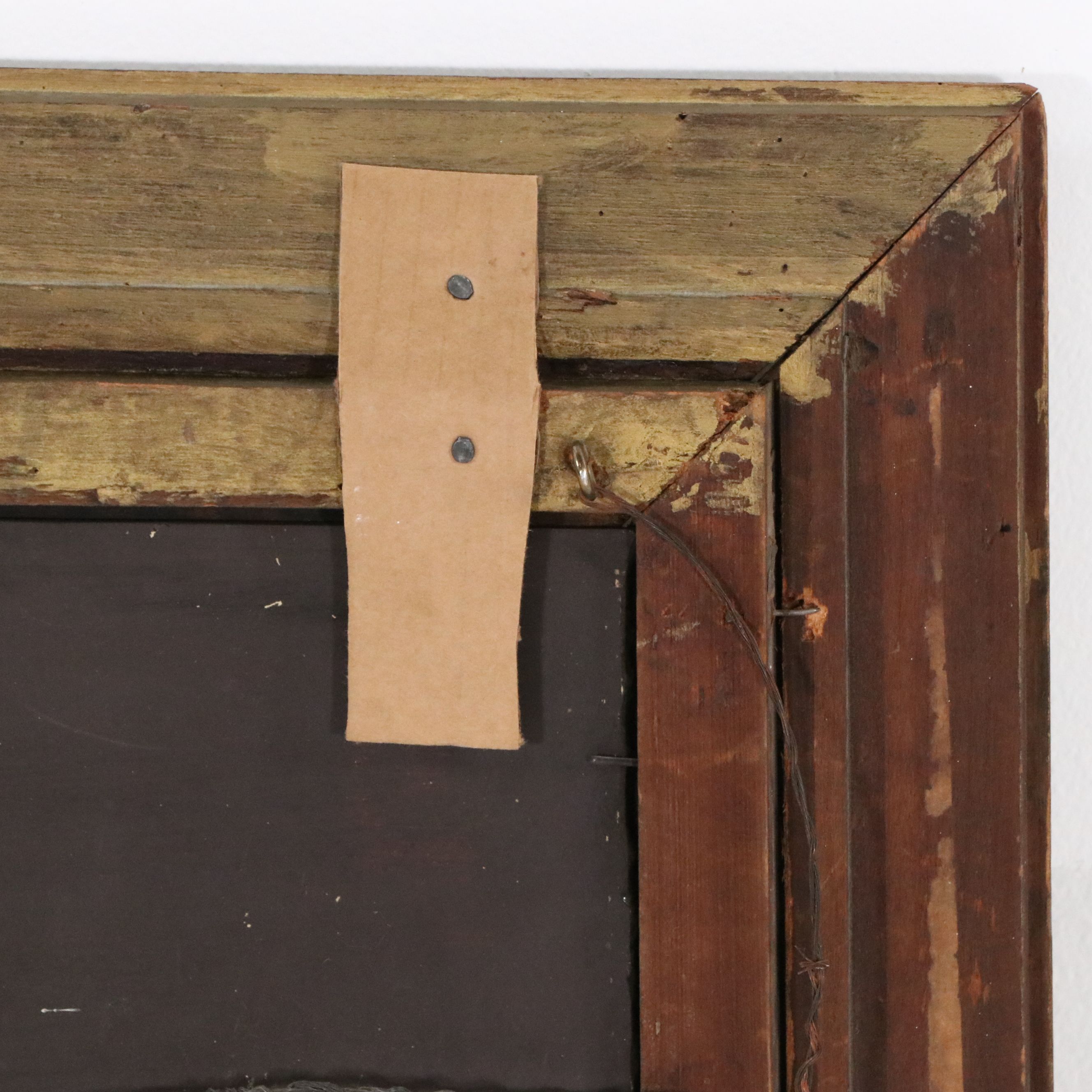 Victorian Gilded Molded Plaster Overmantel Mirror