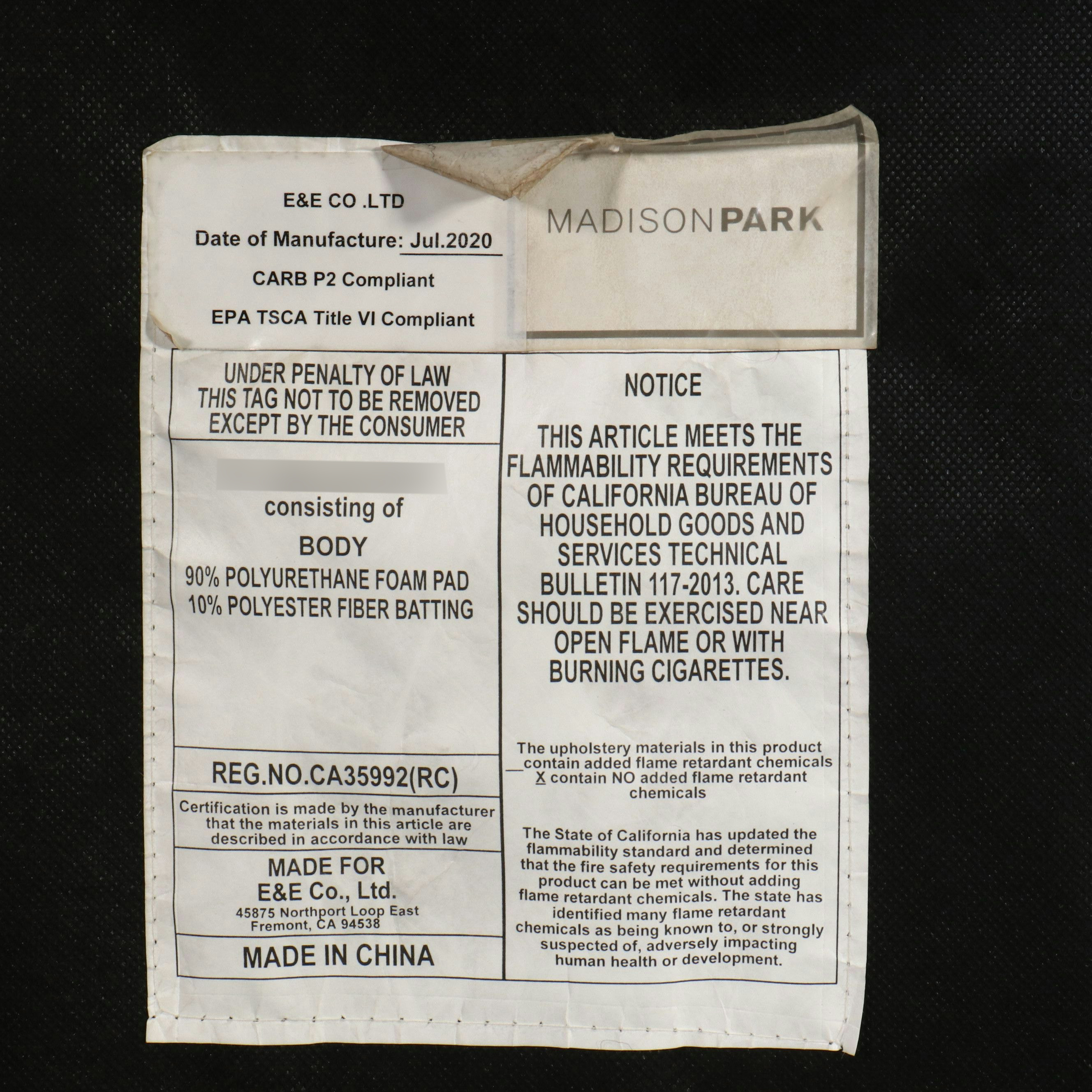 Madison Park Contemporary Accent Chair