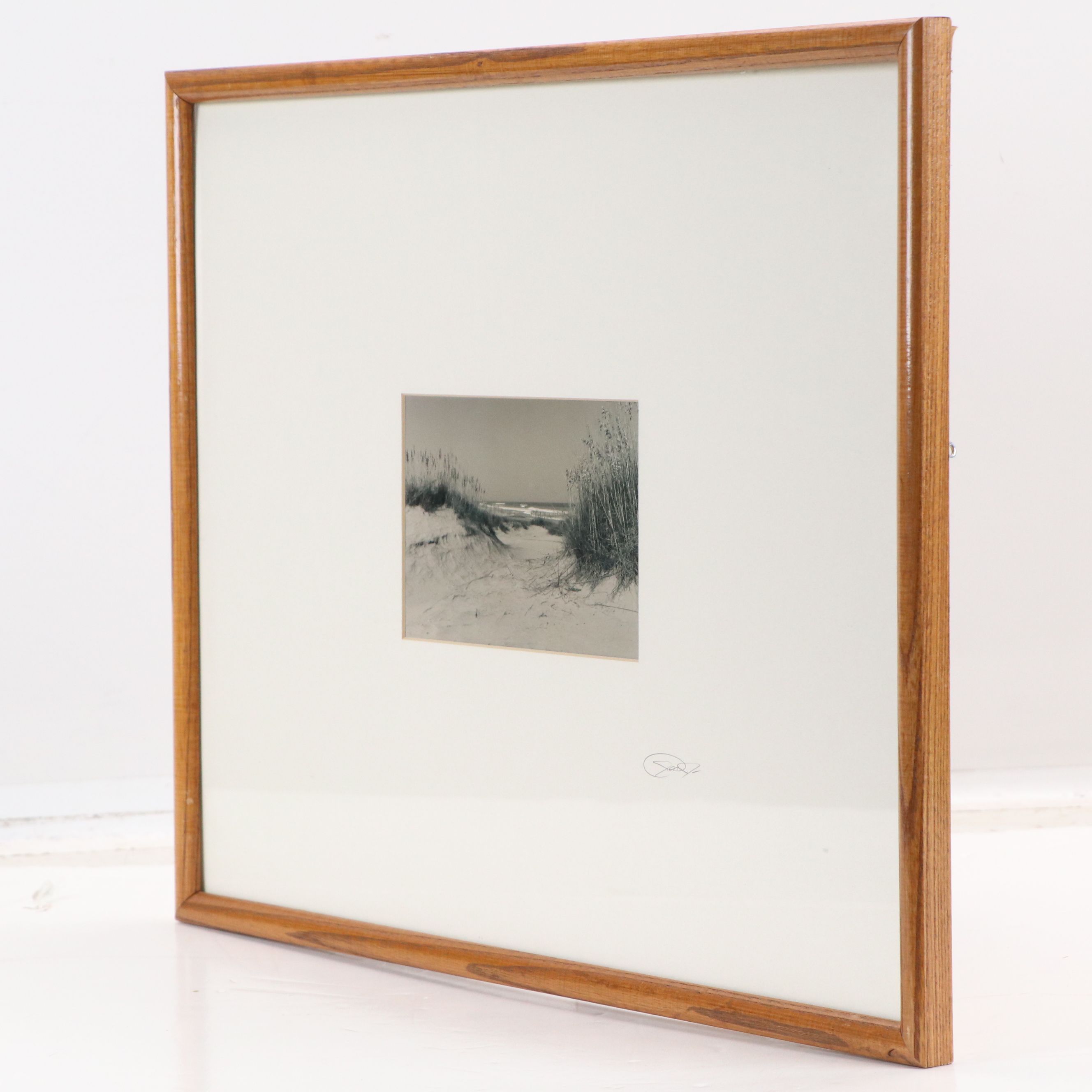 Silver Gelatin Photograph of Beach Landscape