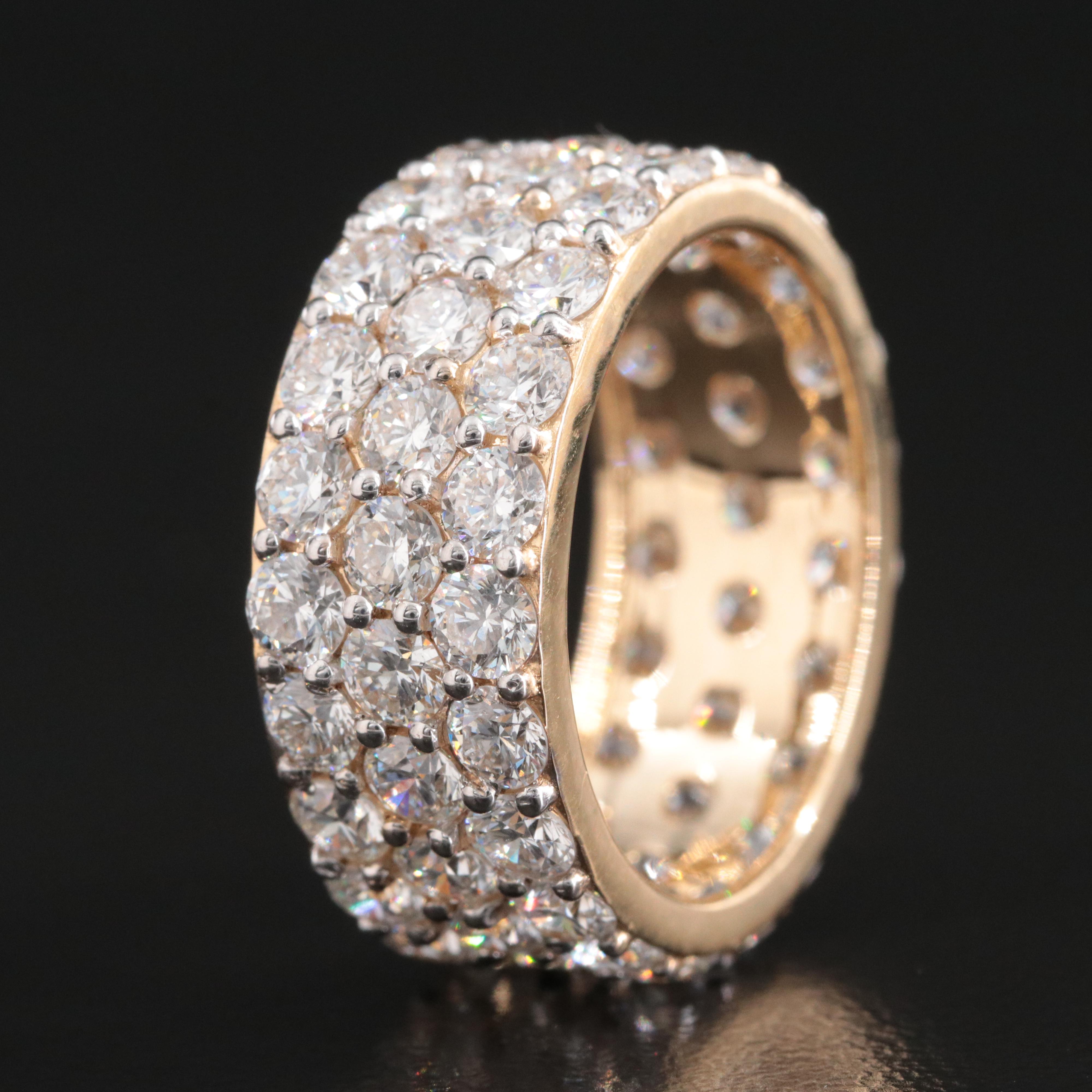 14K 6.00 CTW Lab Grown Diamond Eternity Band