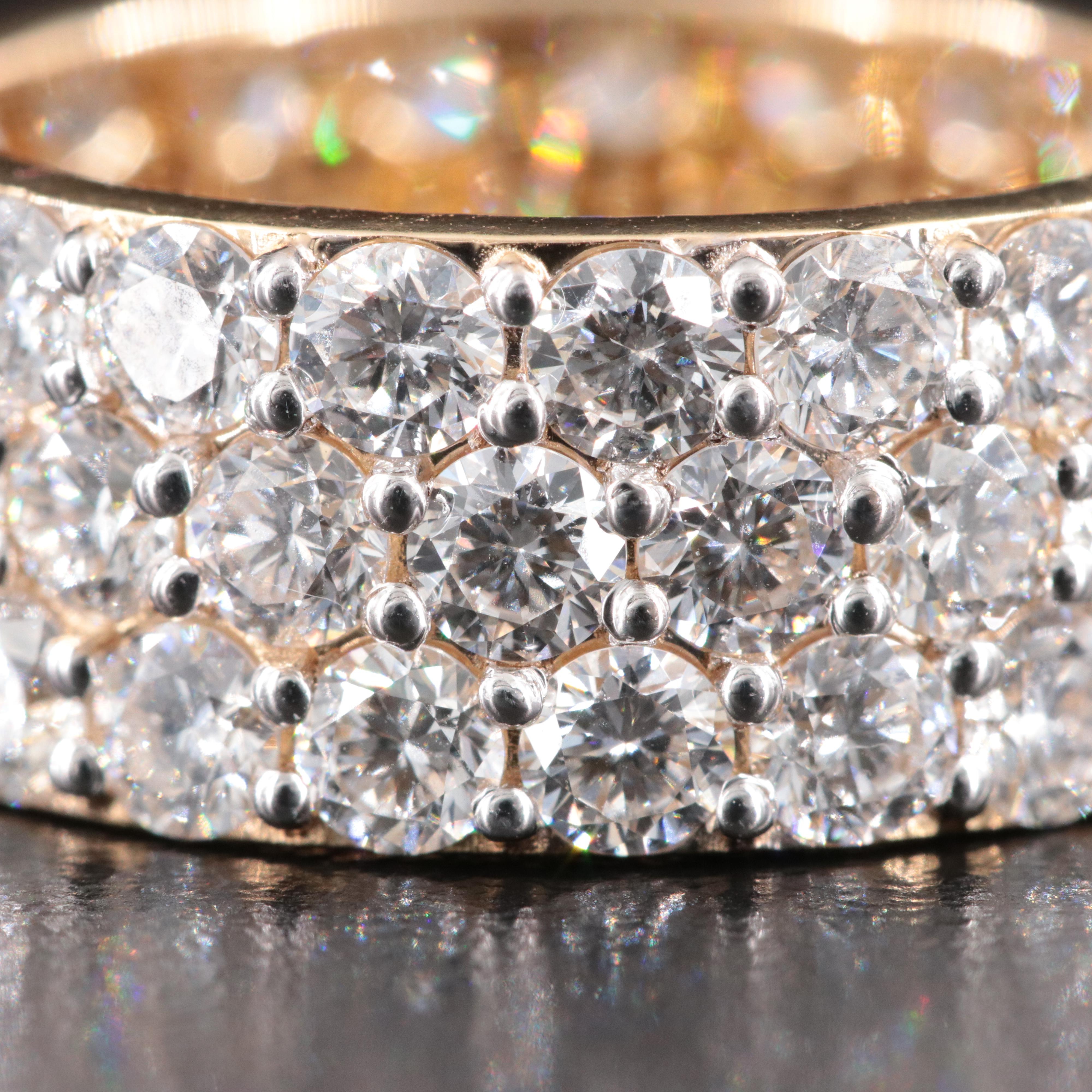 14K 6.00 CTW Lab Grown Diamond Eternity Band