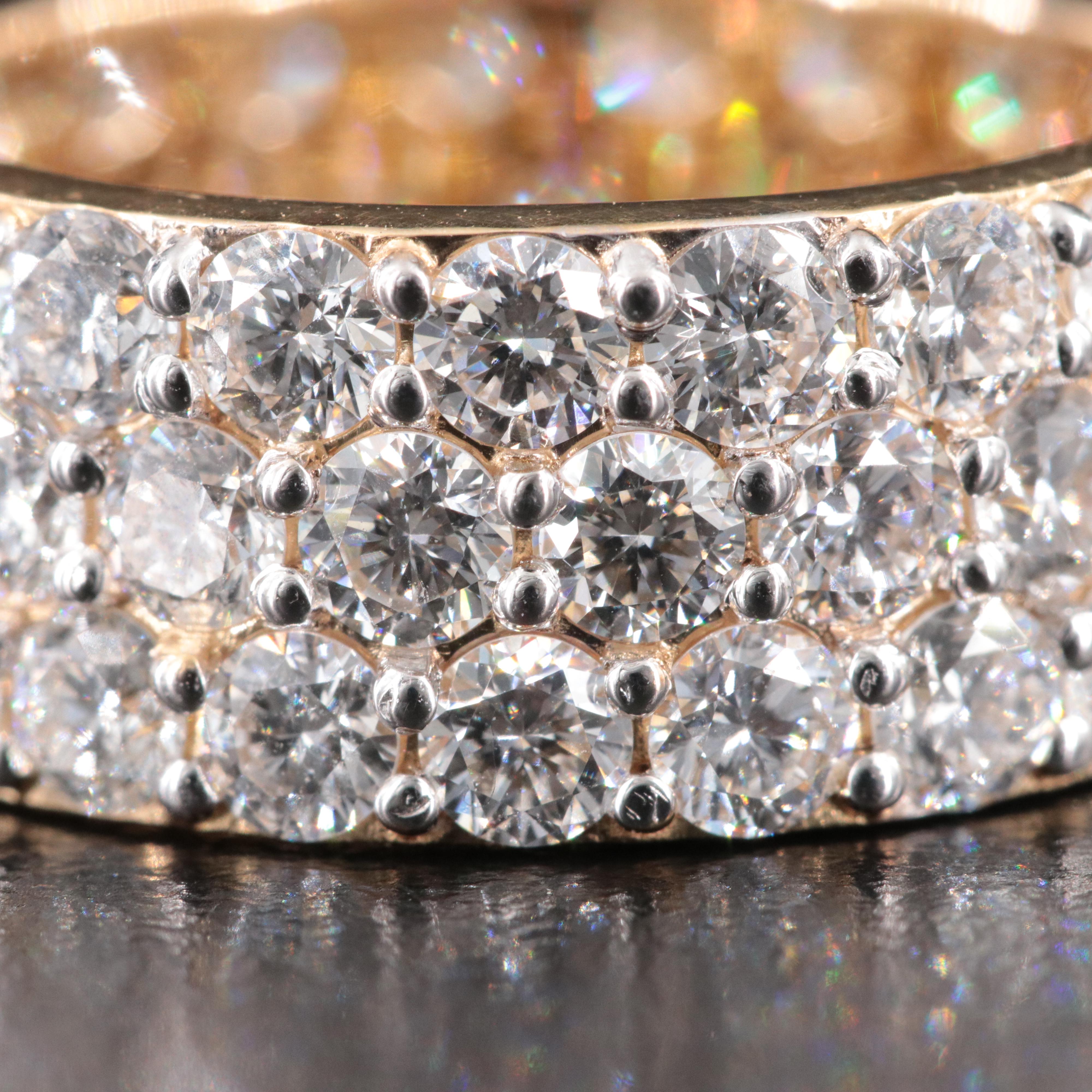 14K 6.00 CTW Lab Grown Diamond Eternity Band