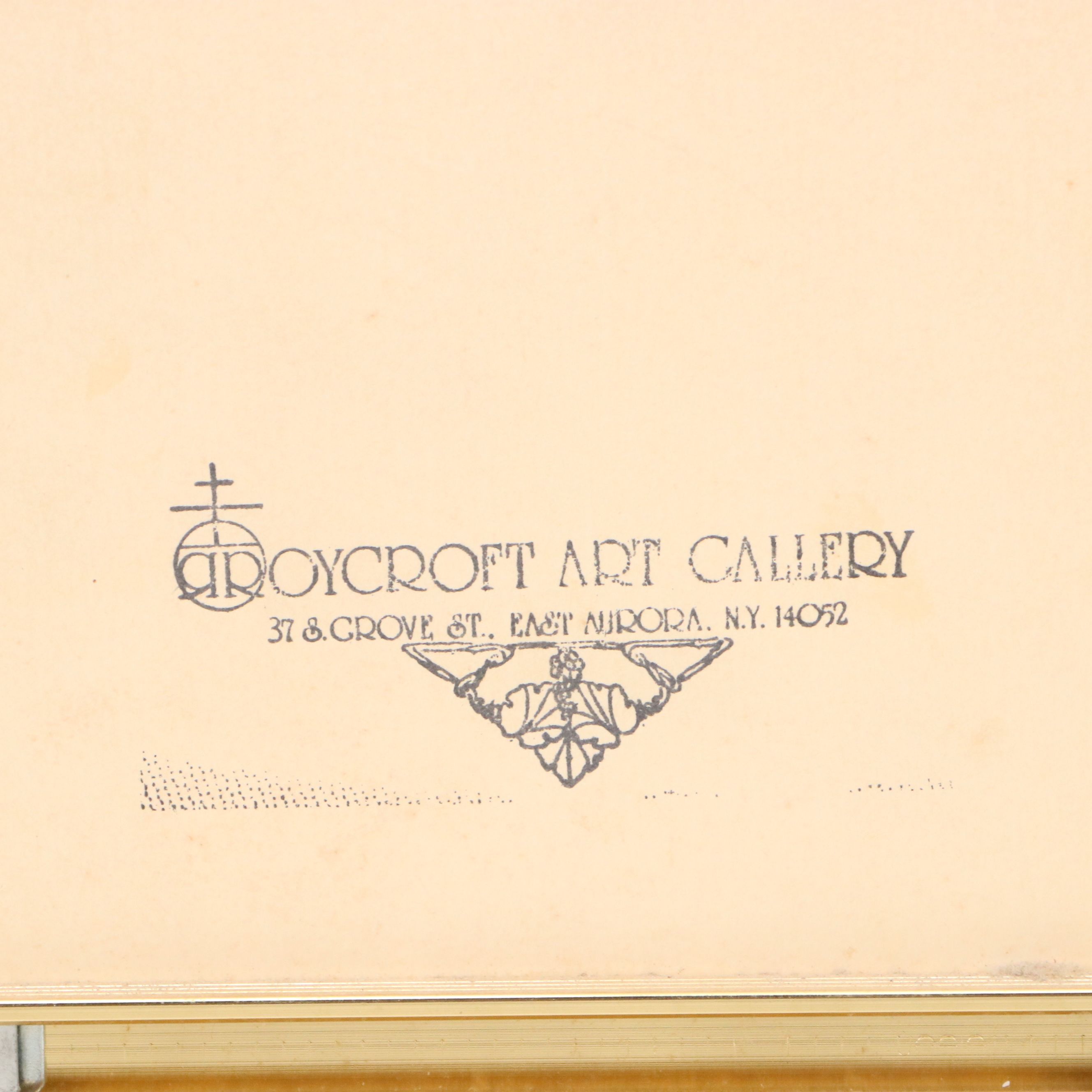 B. Veness Embossed Paper Assemblage "Renaissance"