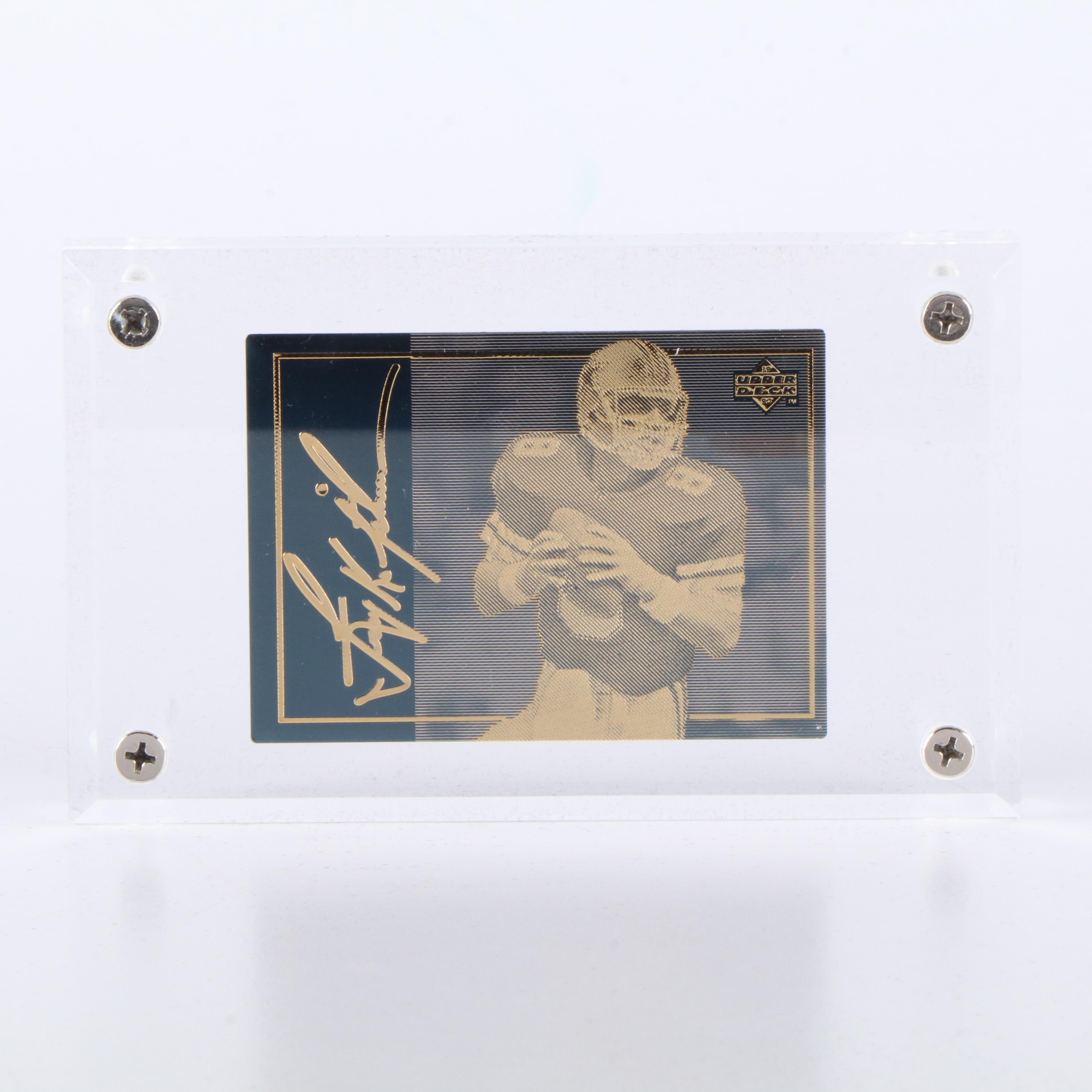 1993 Upper Deck Emmitt Smith, Dan Marino, and Troy Aikman Limited Cards