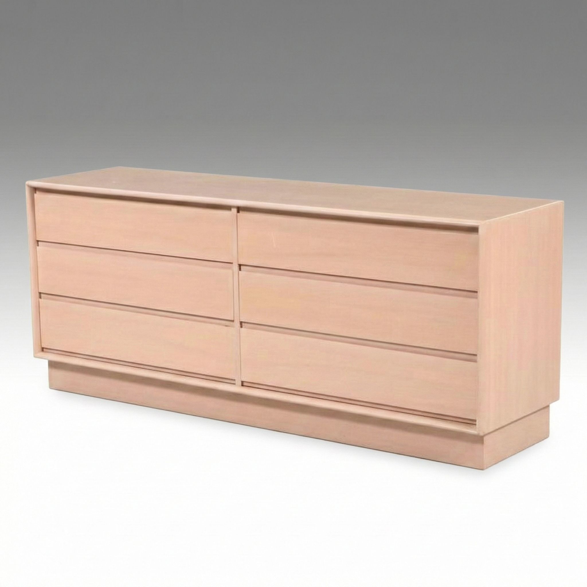 Mid Century Modern Style Blonde Wood Chest of Drawers