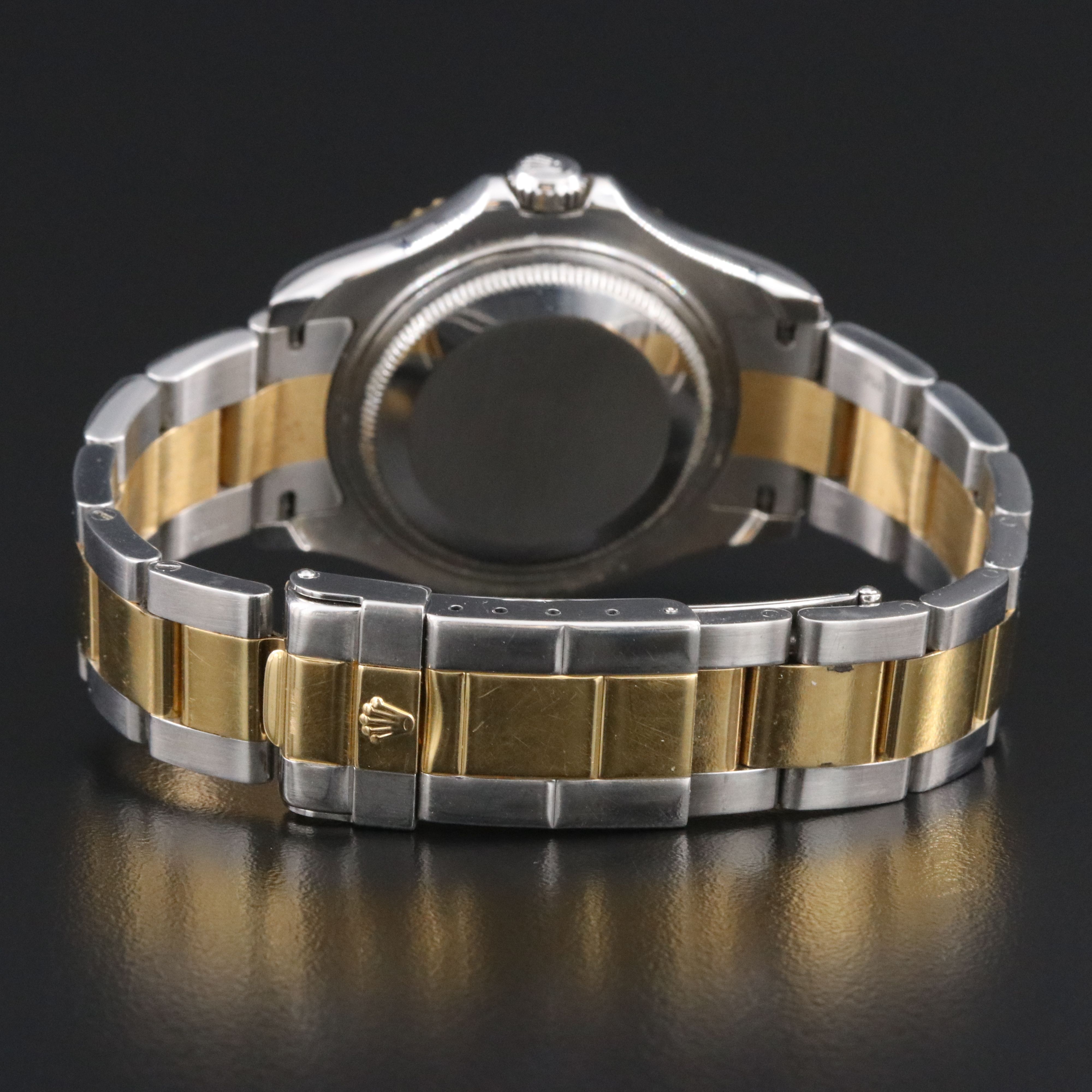 2001 Rolex Yacht - Master 168623 White Dial 18K & Steel Watch