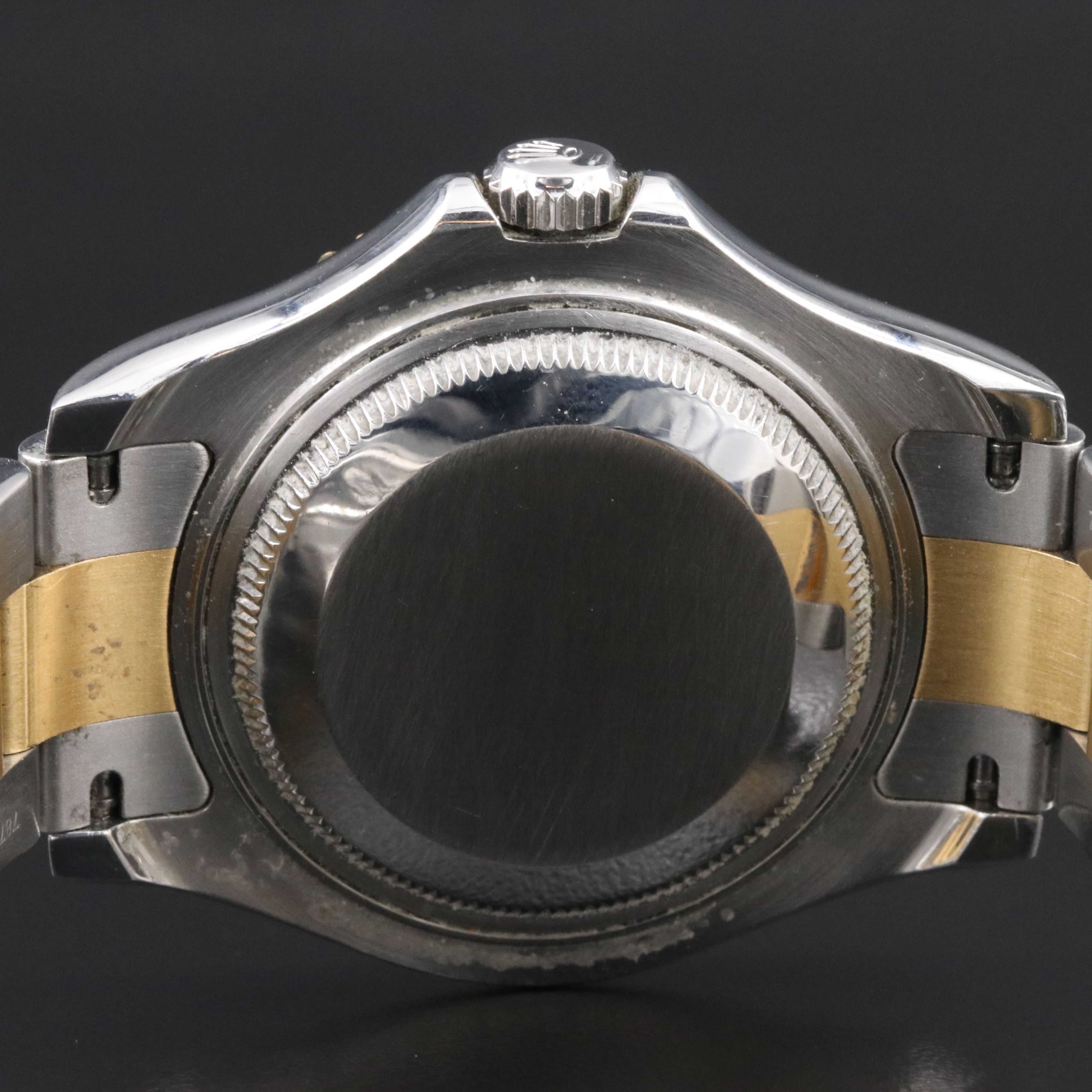 2001 Rolex Yacht - Master 168623 White Dial 18K & Steel Watch