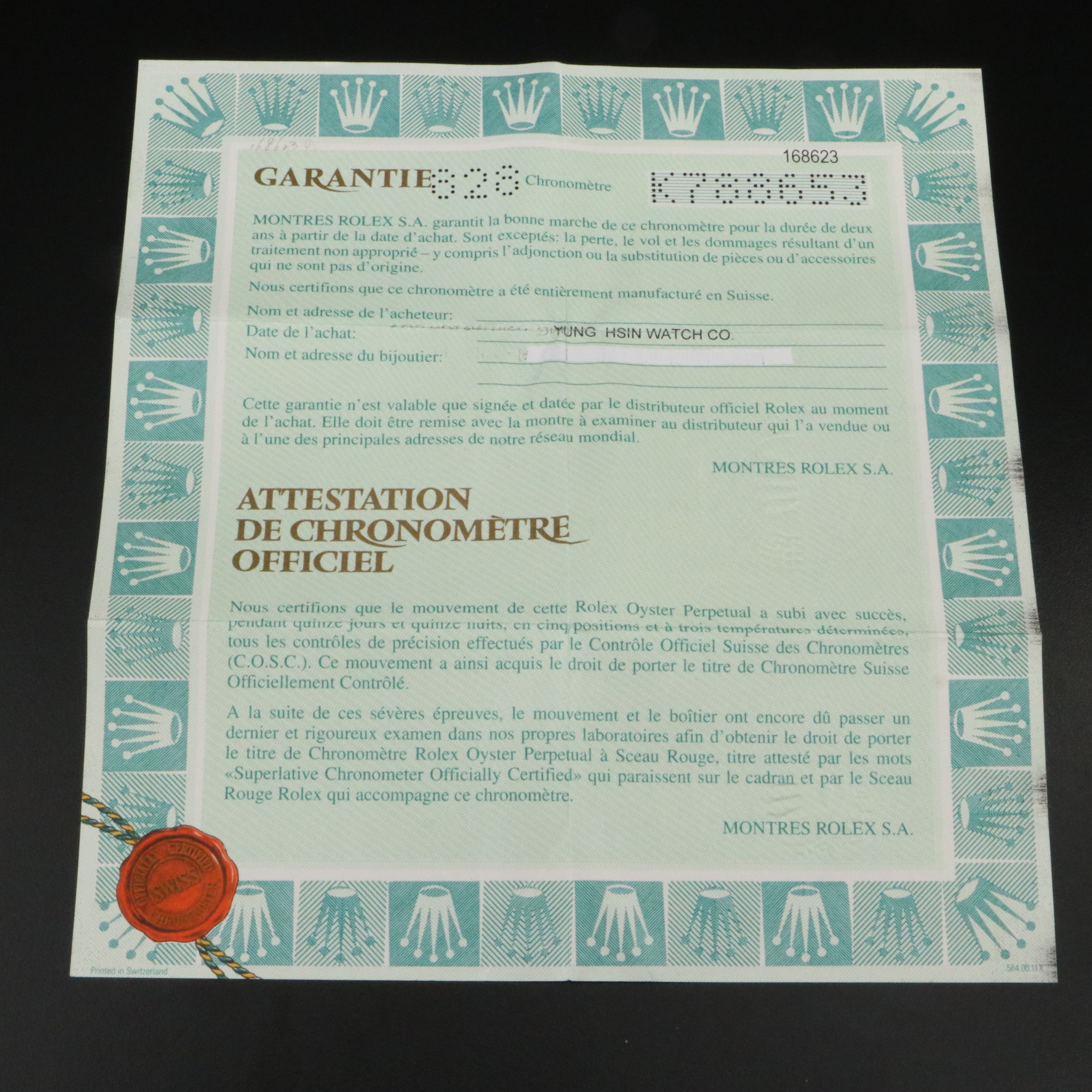 2001 Rolex Yacht - Master 168623 White Dial 18K & Steel Watch