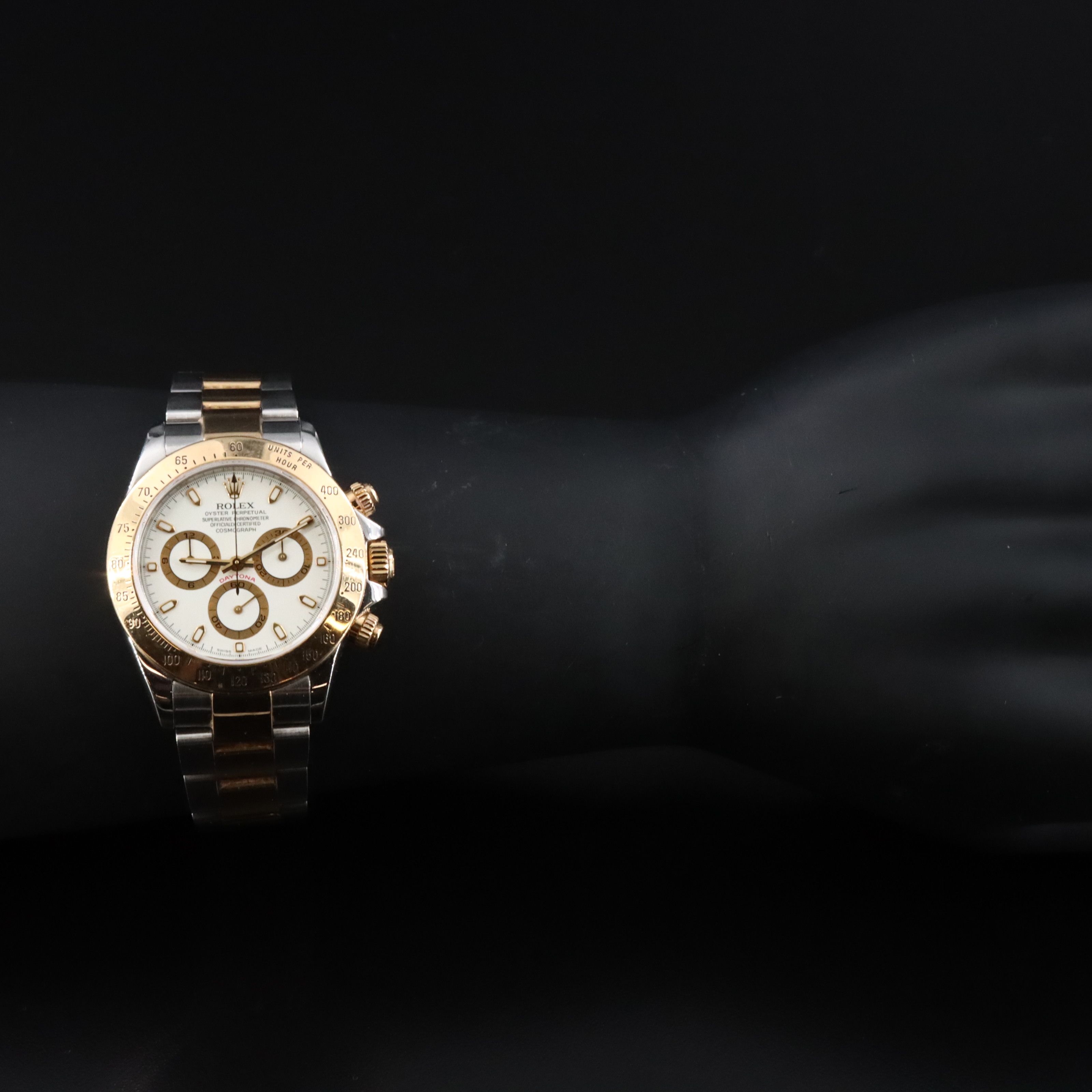 2004 Rolex Cosmograph Daytona 18K & Steel 116523 Watch