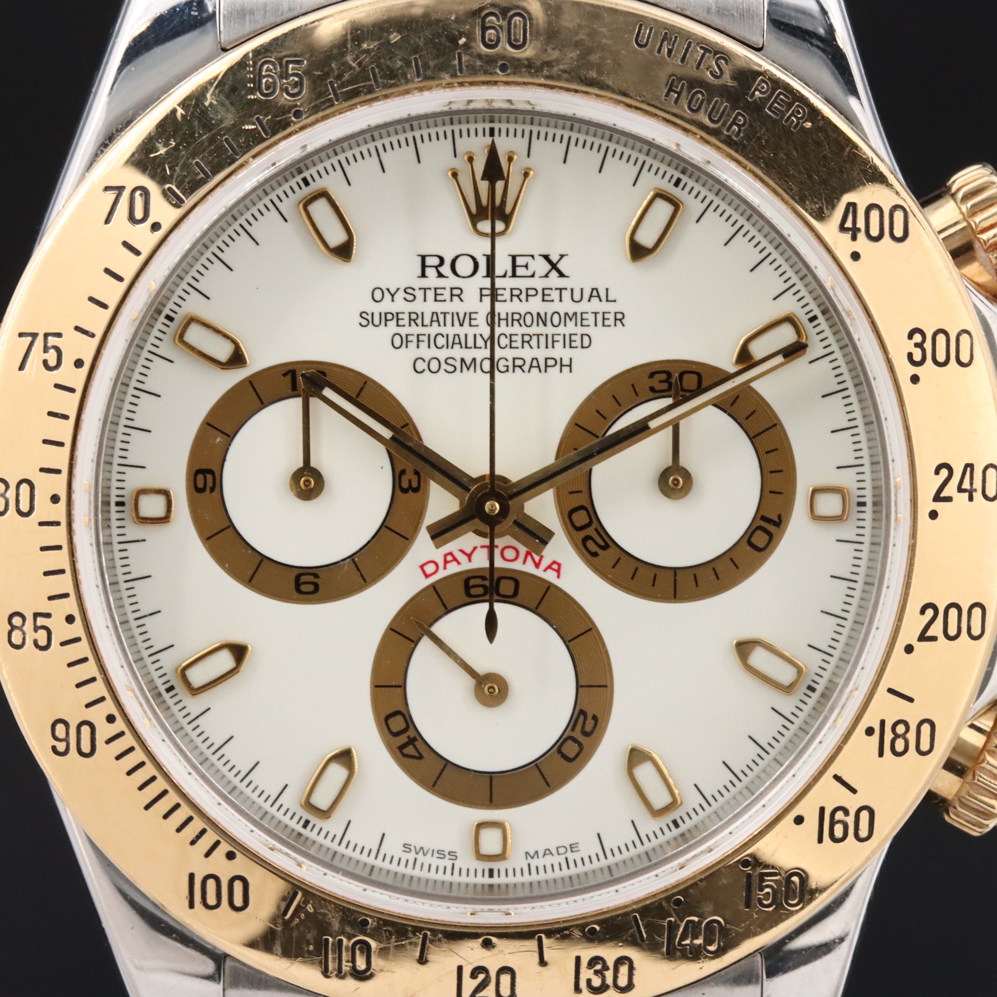 2004 Rolex Cosmograph Daytona 18K & Steel 116523 Watch