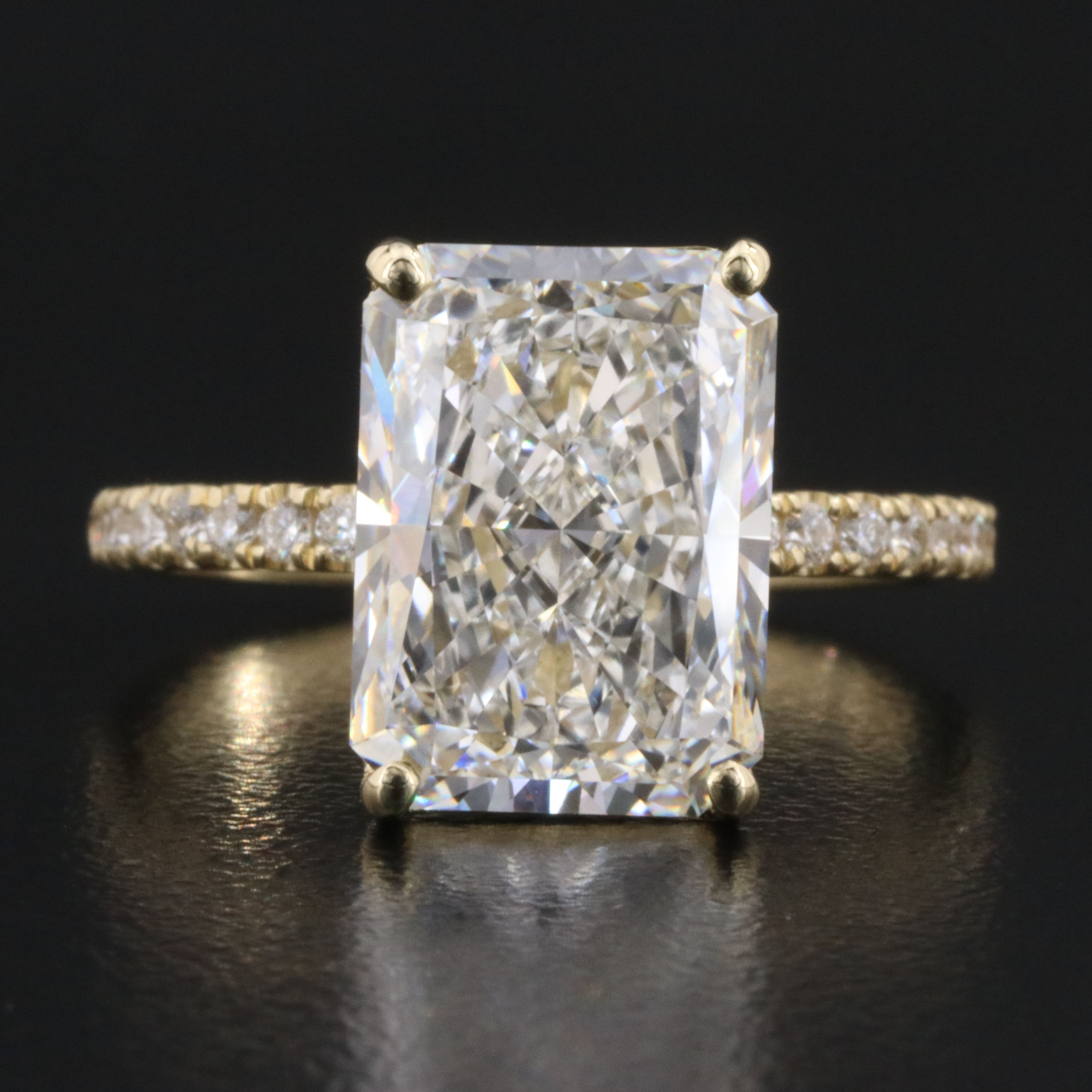 14K 5.20 CTW Lab Grown Diamond Ring with IGI Report