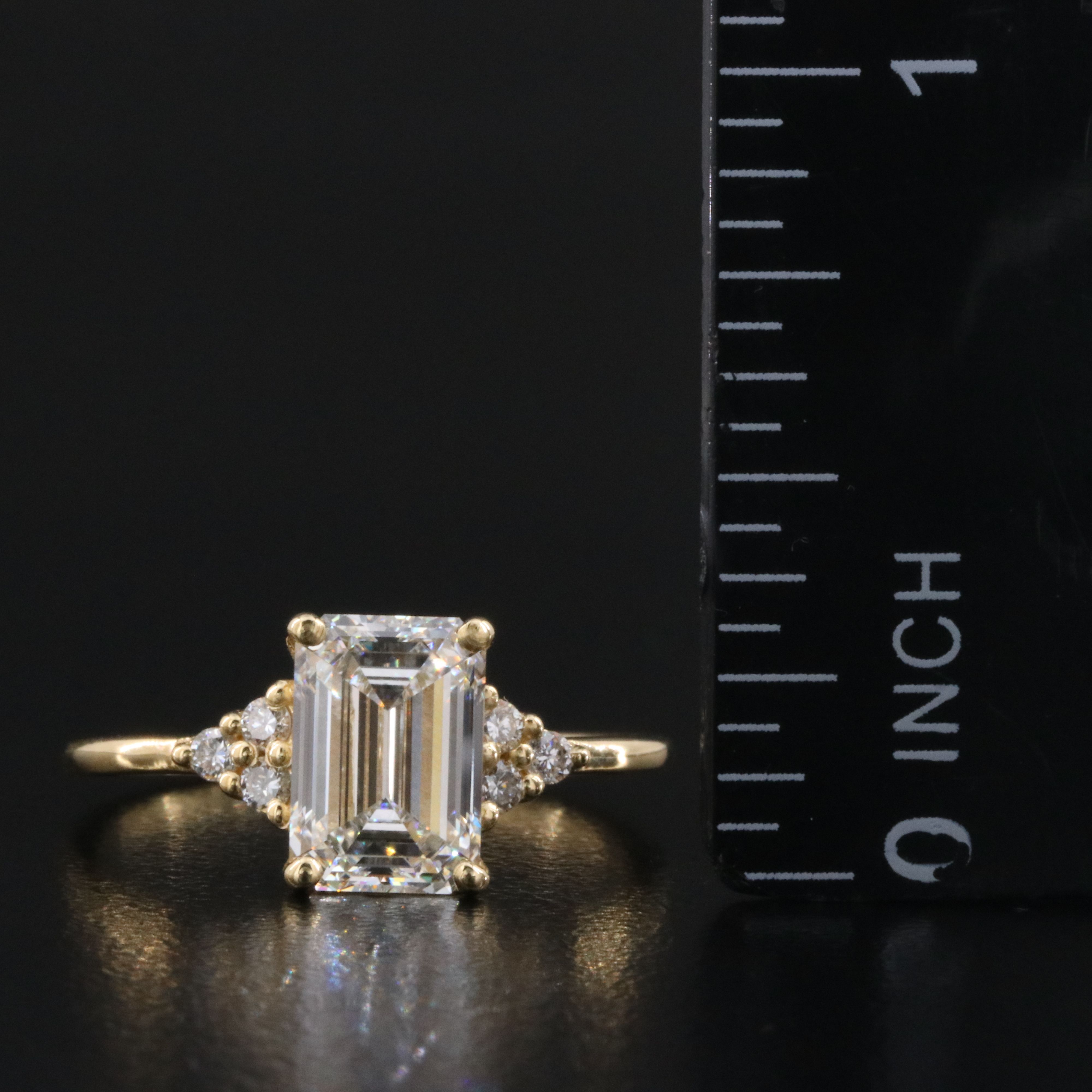 18K 2.21 CTW Lab Grown Diamond Ring with IGI Report
