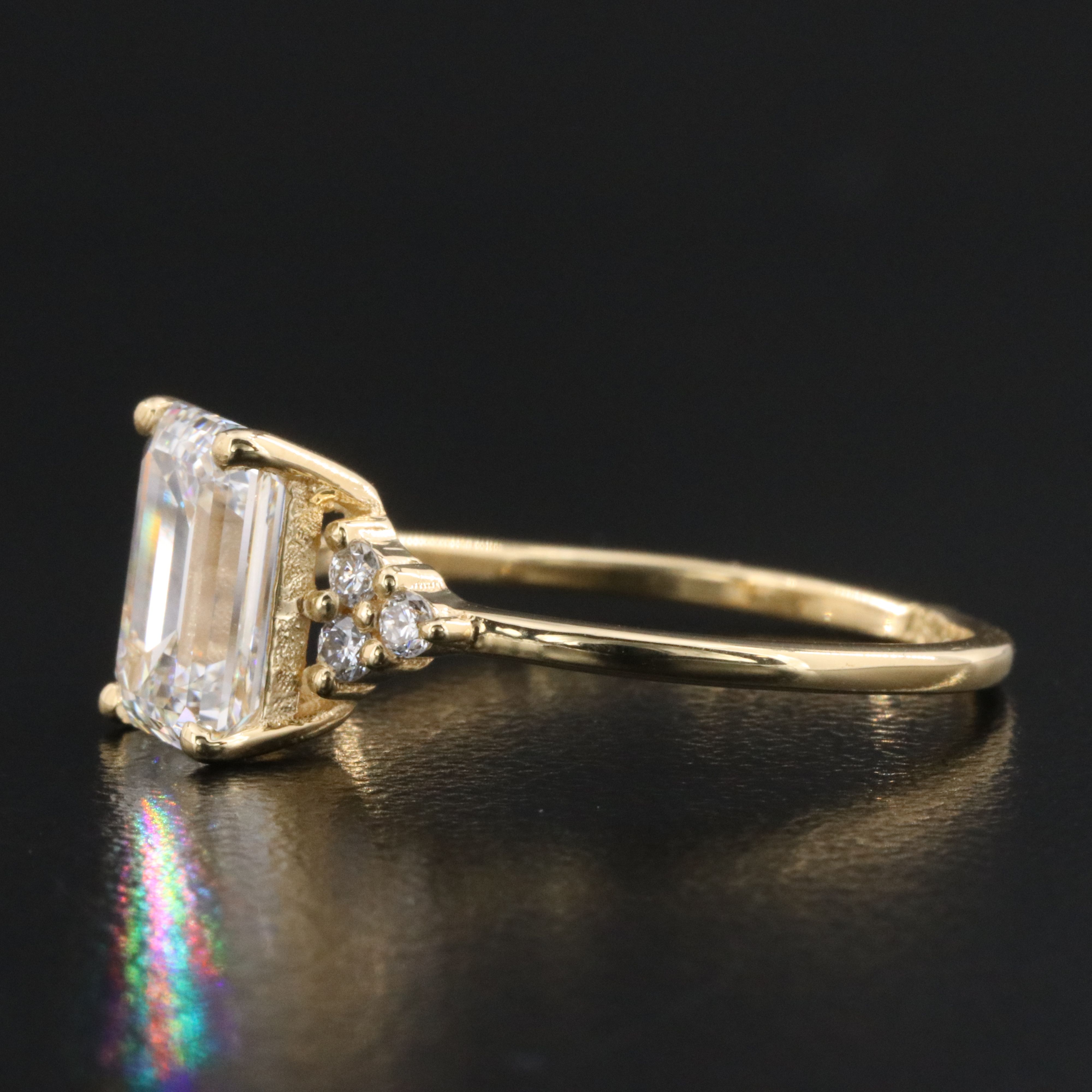 18K 2.21 CTW Lab Grown Diamond Ring with IGI Report