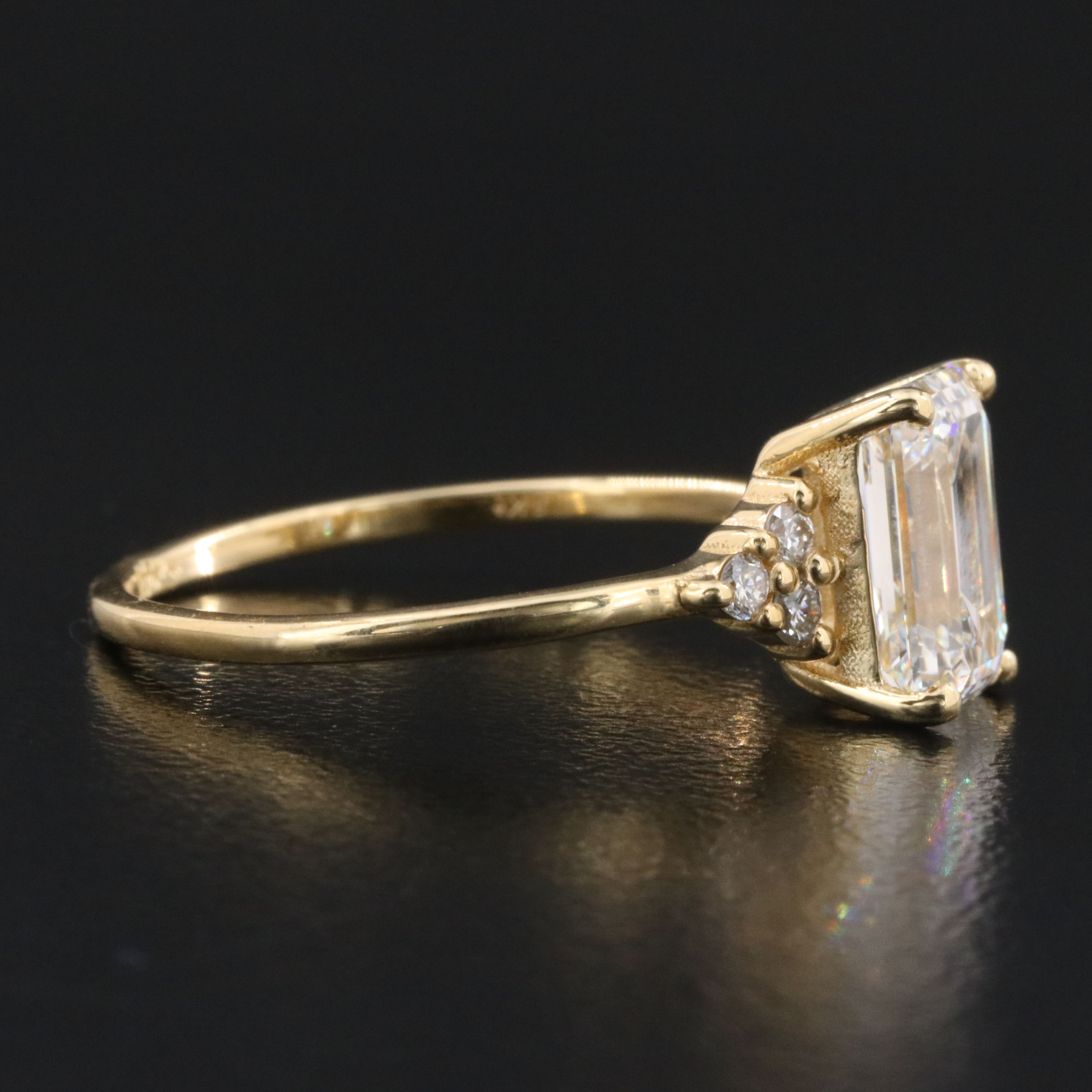 18K 2.21 CTW Lab Grown Diamond Ring with IGI Report