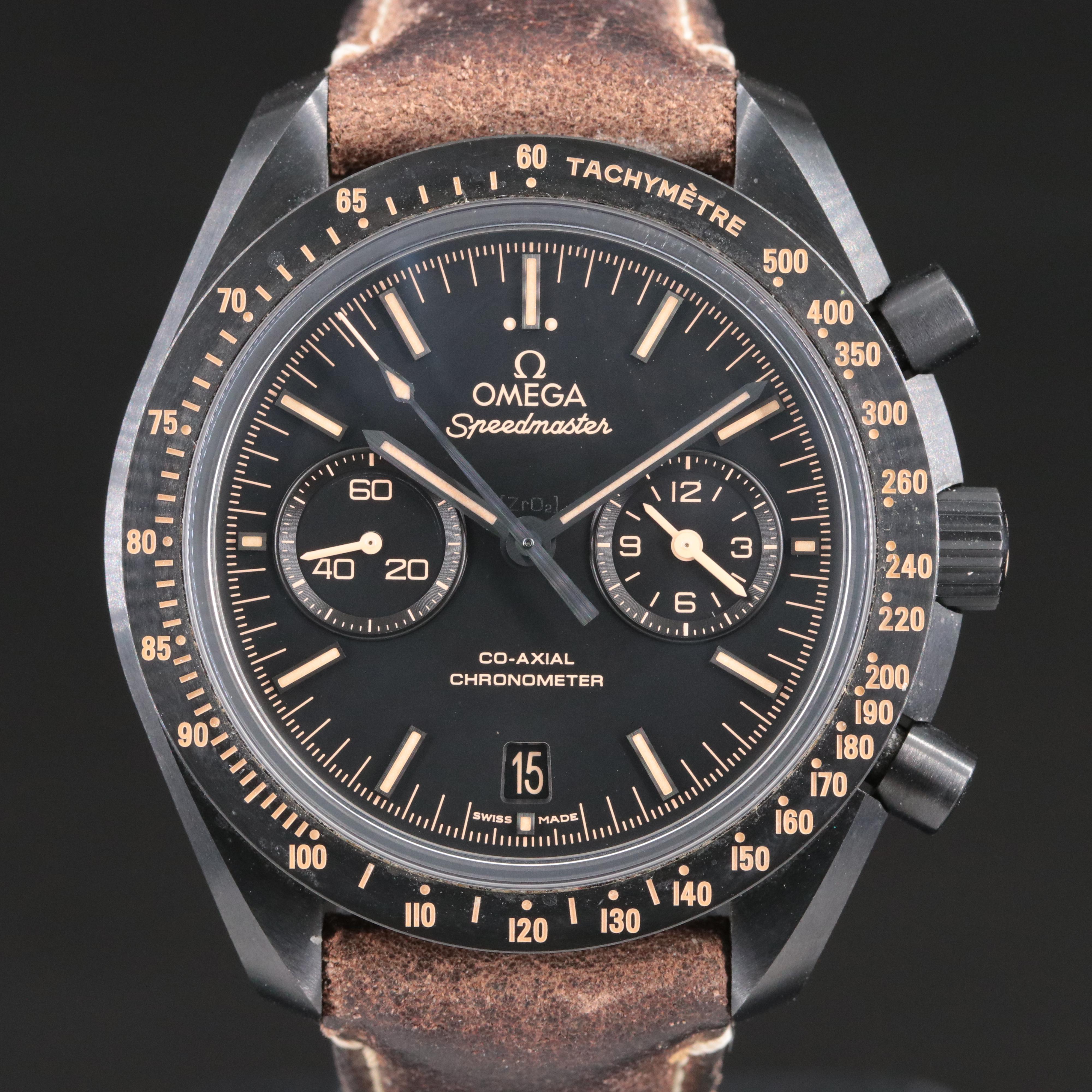 Omega Speedmaster "Dark Side of the Moon" Vintage Black Watch c.2016