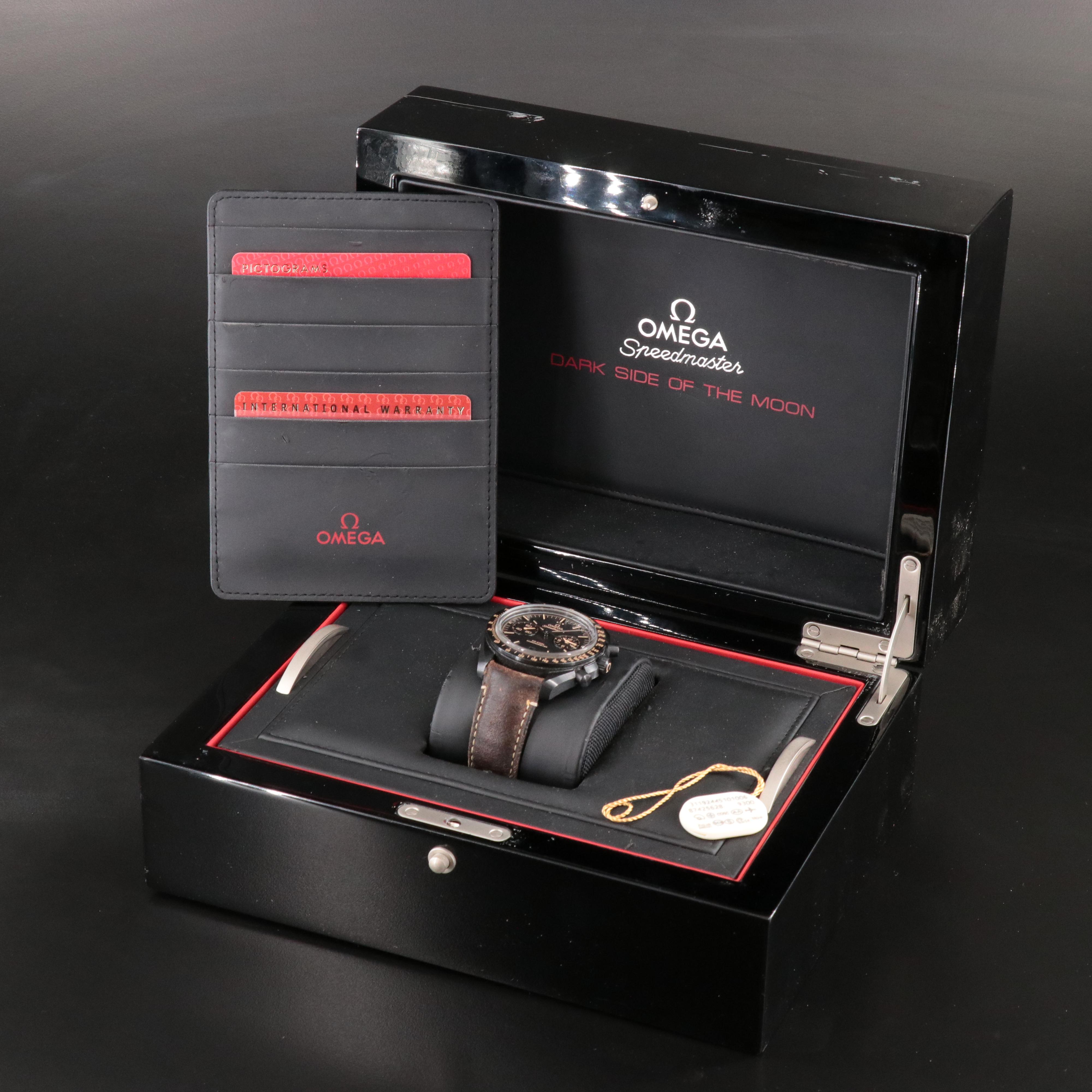 Omega Speedmaster "Dark Side of the Moon" Vintage Black Watch c.2016