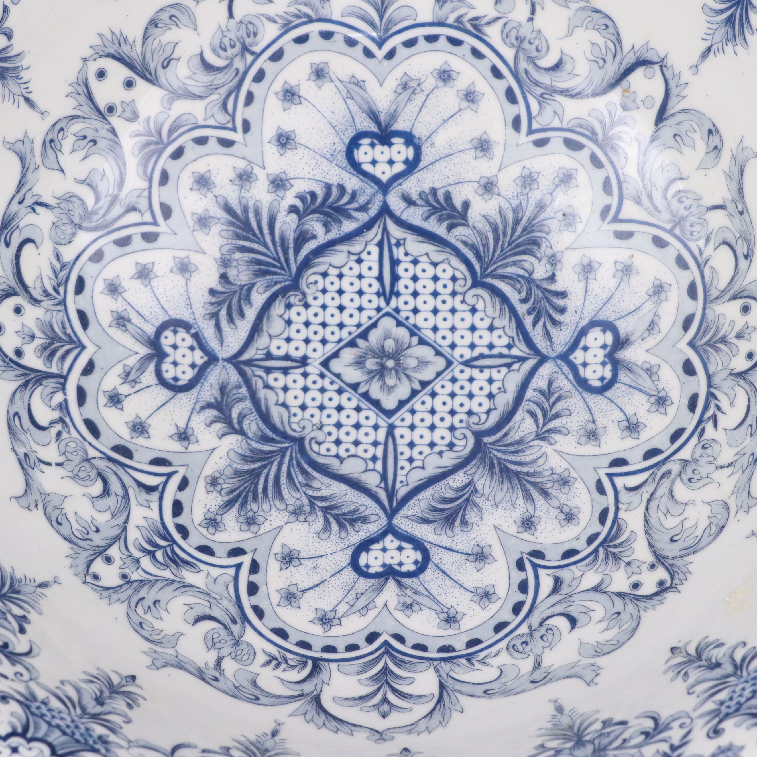 Southeast Asian Style Hand-Painted Porcelain Bowl